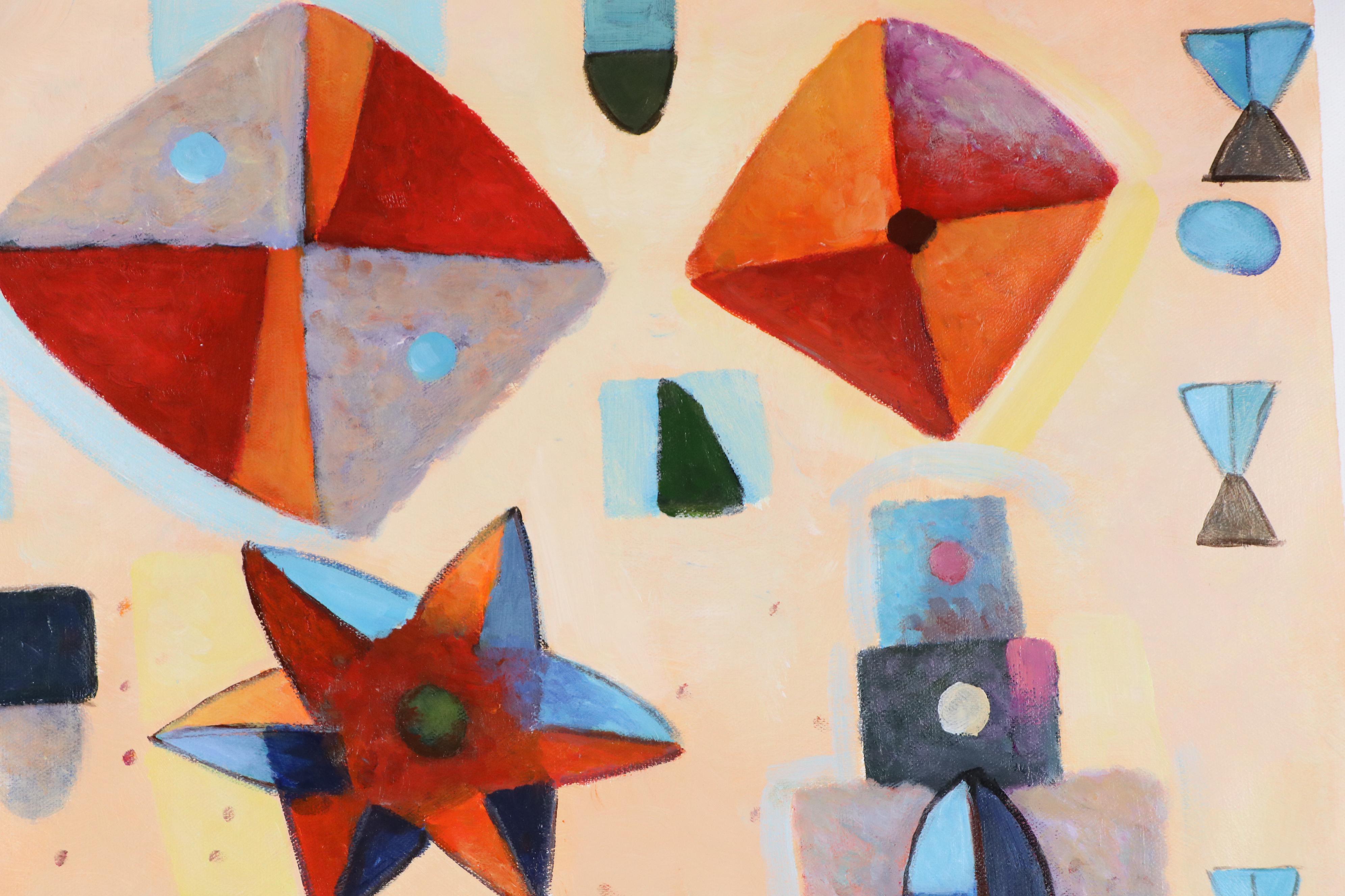 Zheng Abstract Oil Painting, 21st Century