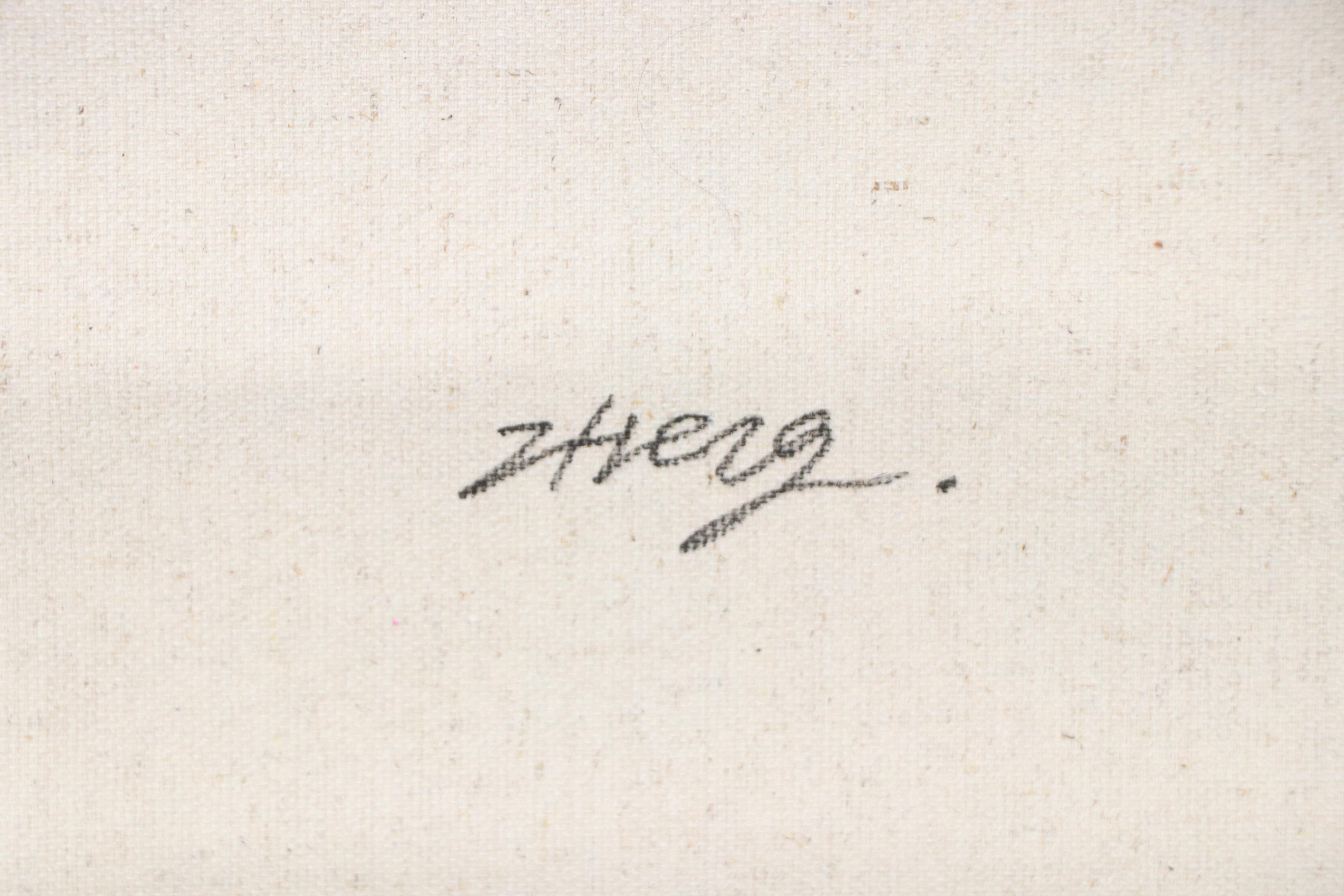 Zheng Abstract Oil Painting, 21st Century