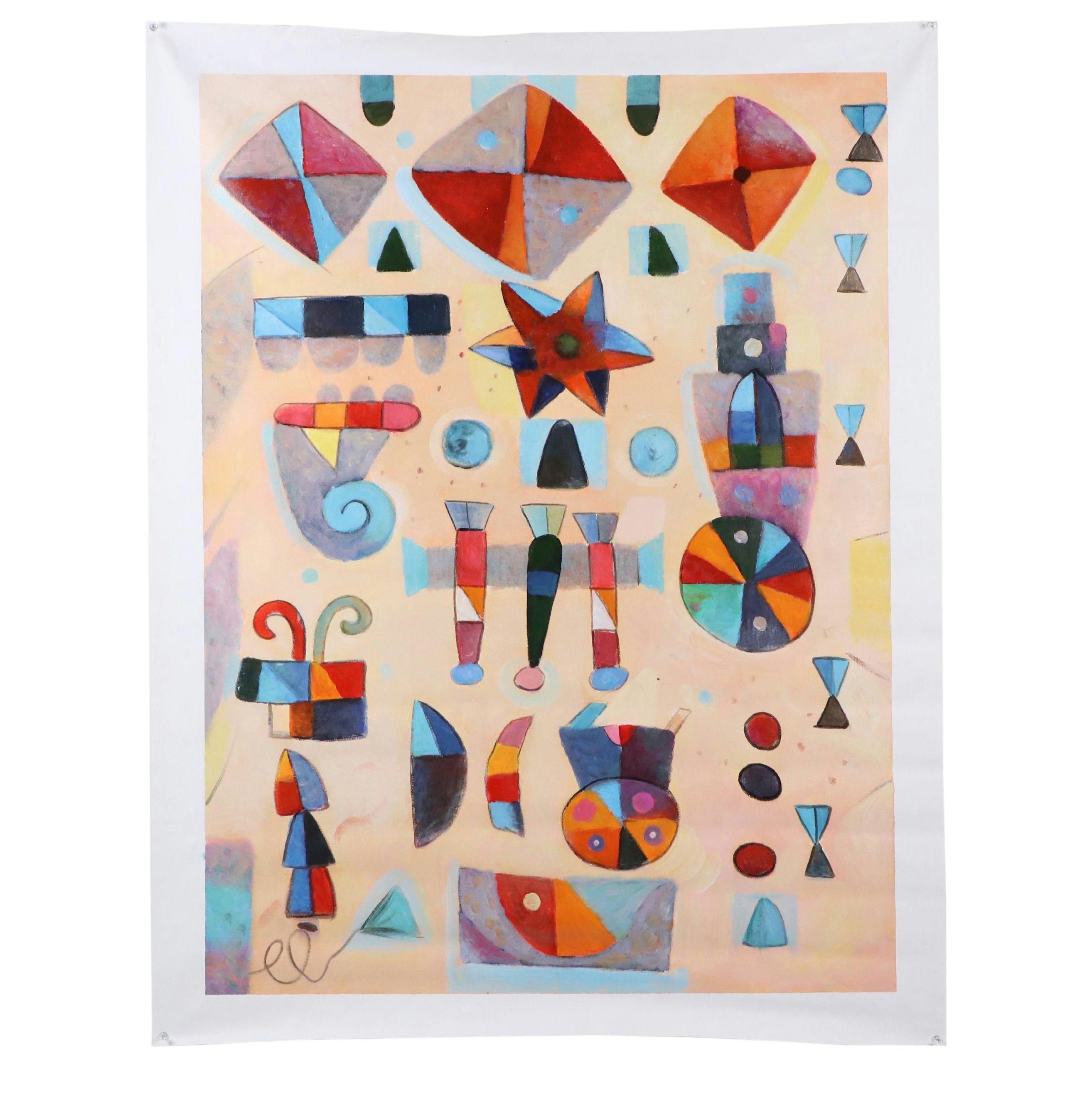 Zheng Abstract Oil Painting, 21st Century