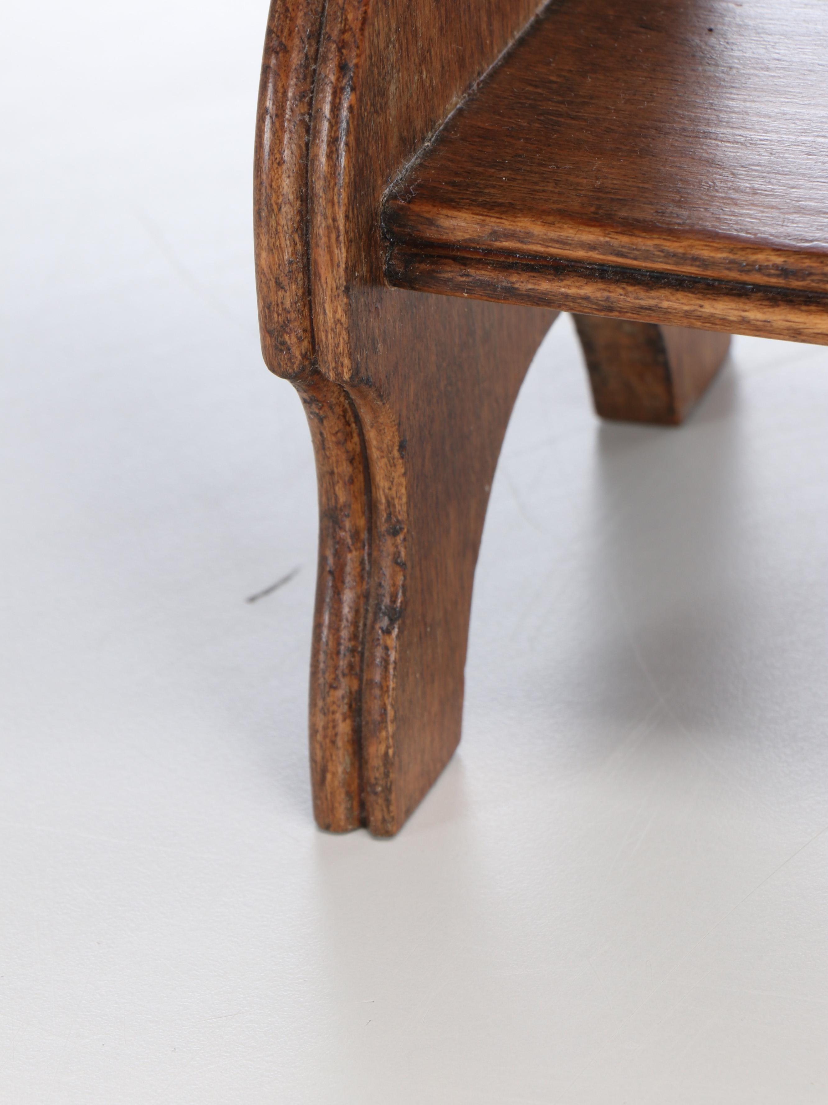 Czechoslovakian Delft Porcelain Food Storage Containers with Clocks and Shelf