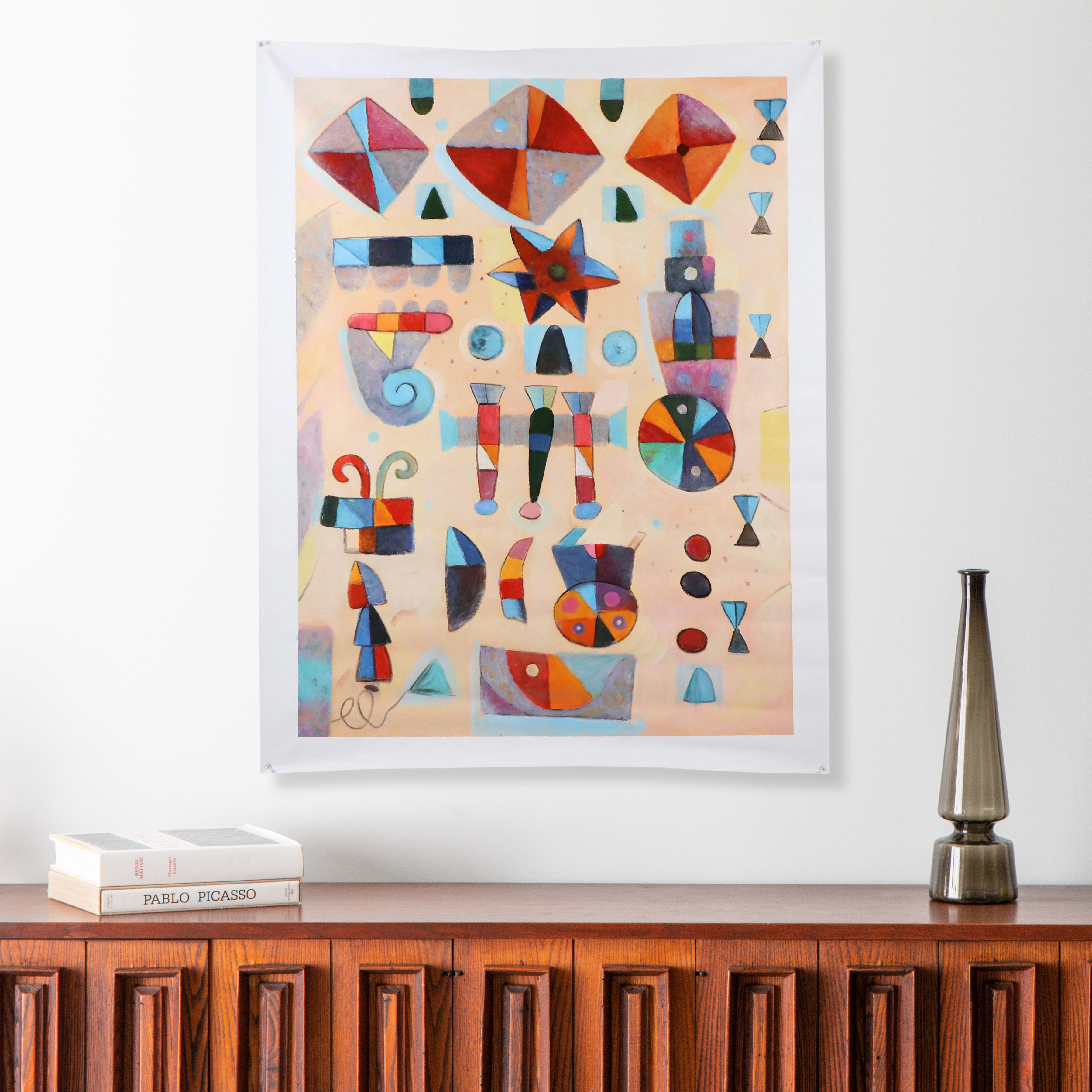 Zheng Abstract Oil Painting, 21st Century