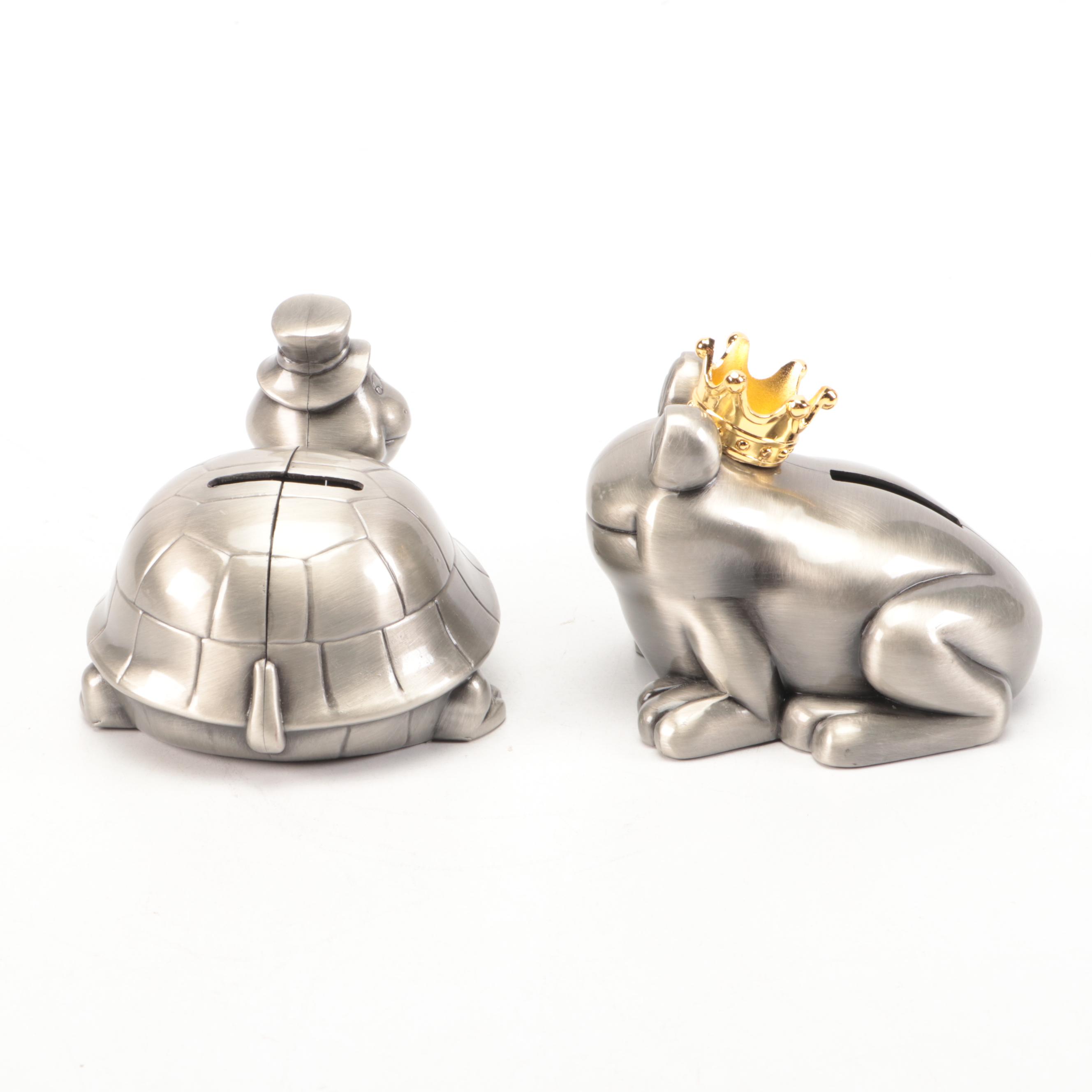 Brushed Metal Boxes with Banks