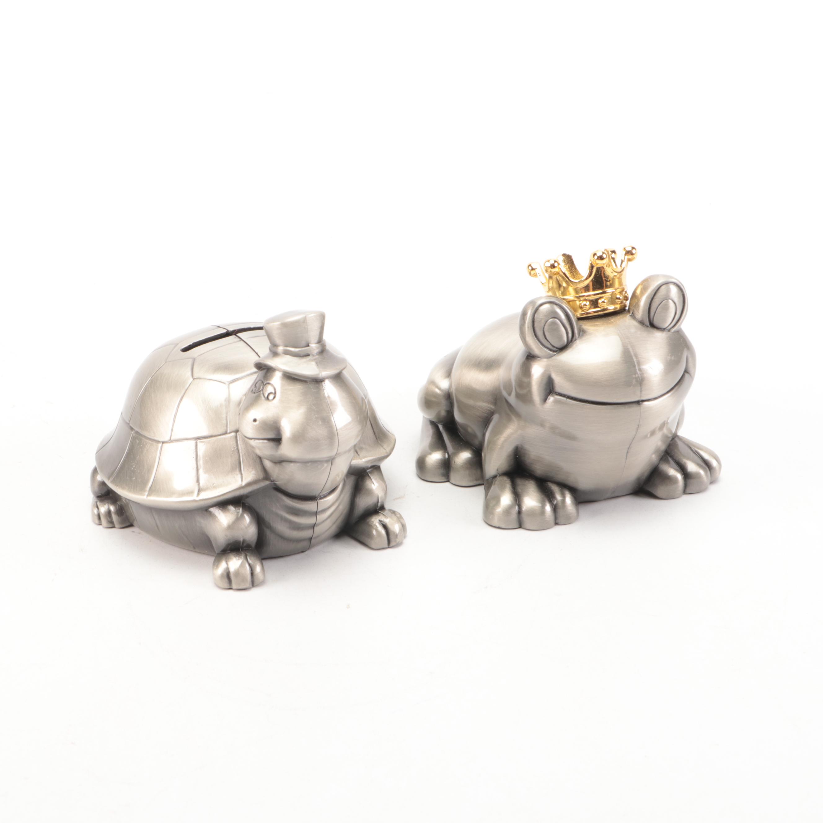 Brushed Metal Boxes with Banks