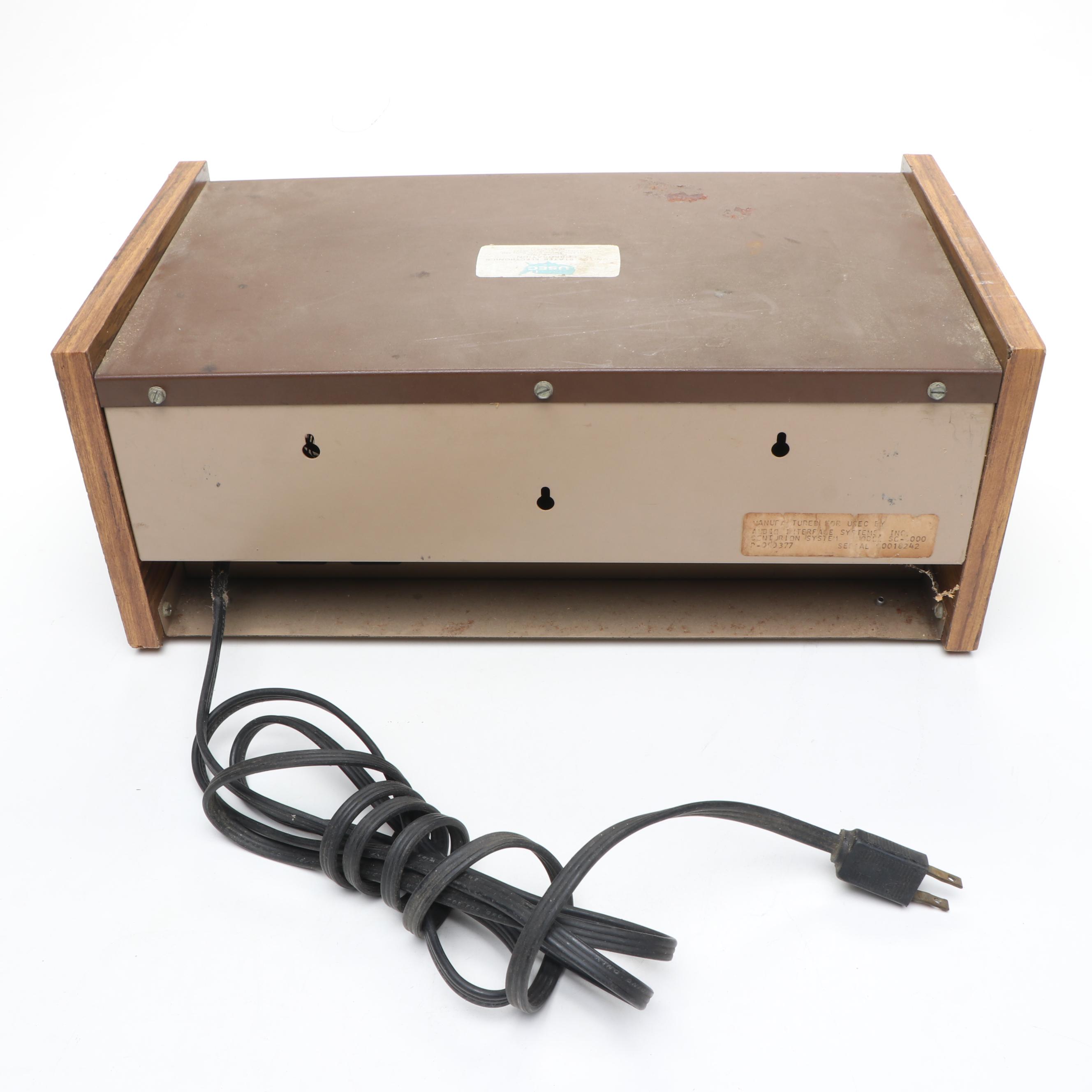 Thomas Collectors Edition Radio with RCA Radio and Home Security System, Vintage