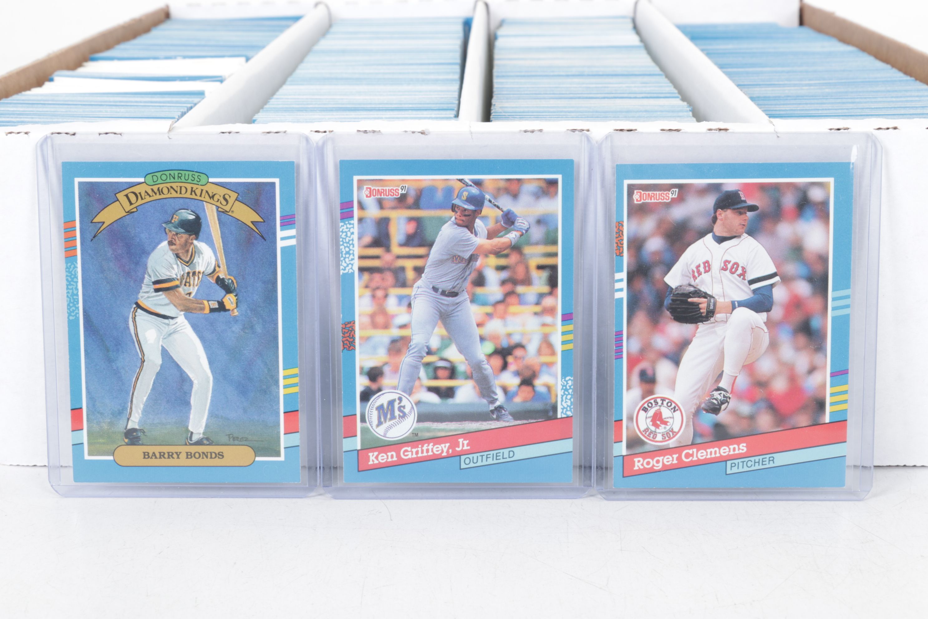 3,200 Mint Condition 1991 Donruss Cello Box Case Baseball Cards