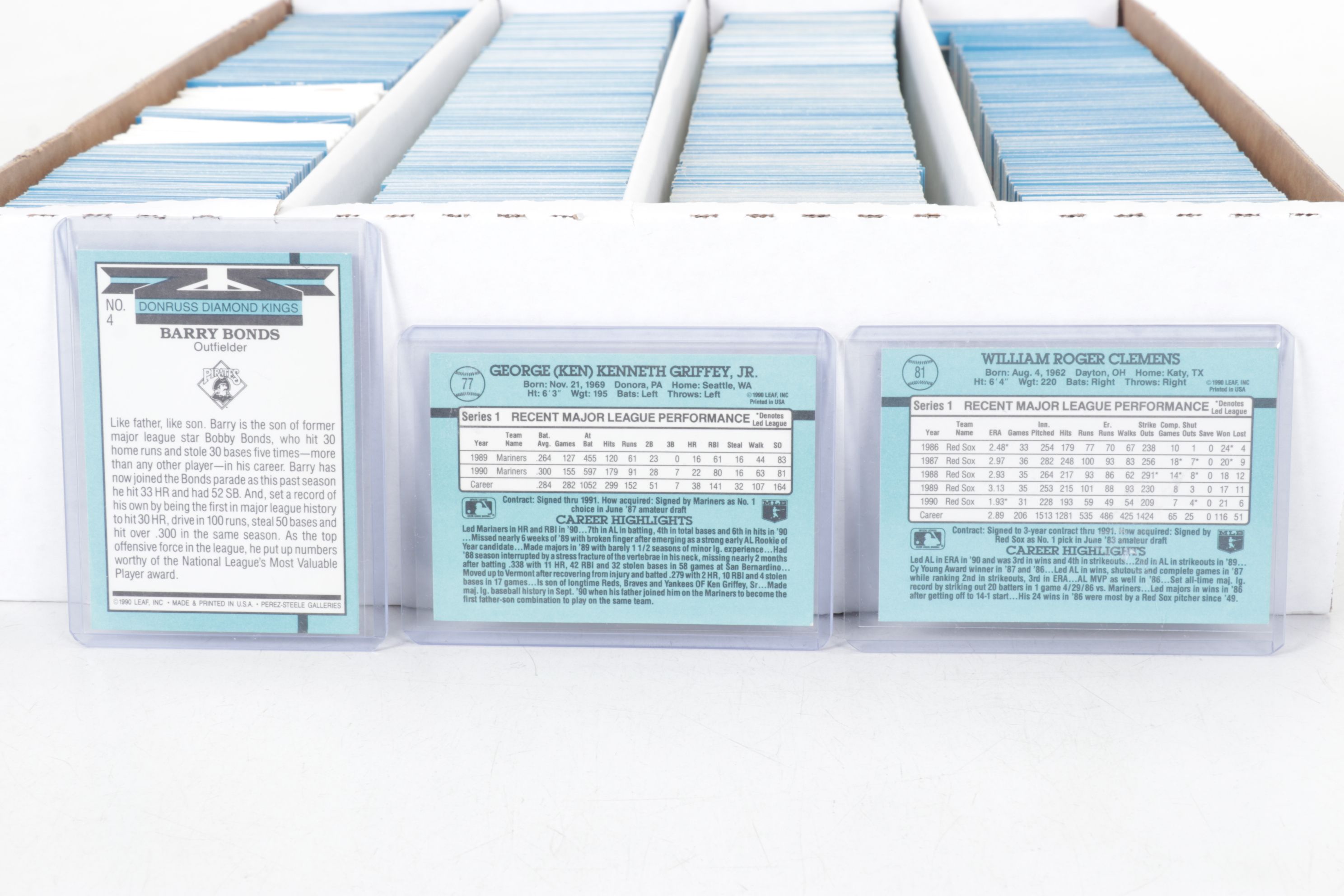 3,200 Mint Condition 1991 Donruss Cello Box Case Baseball Cards