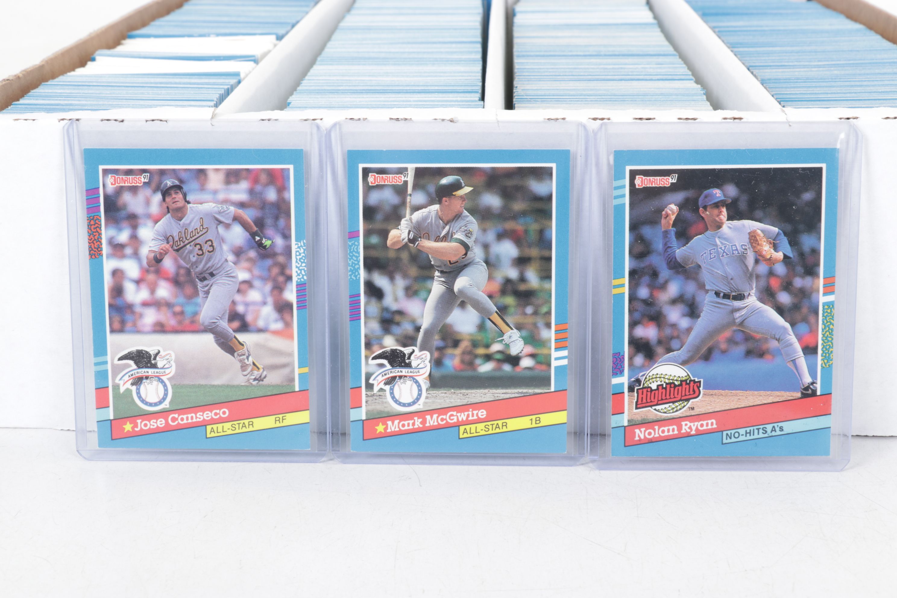 3,200 Mint Condition 1991 Donruss Cello Box Case Baseball Cards