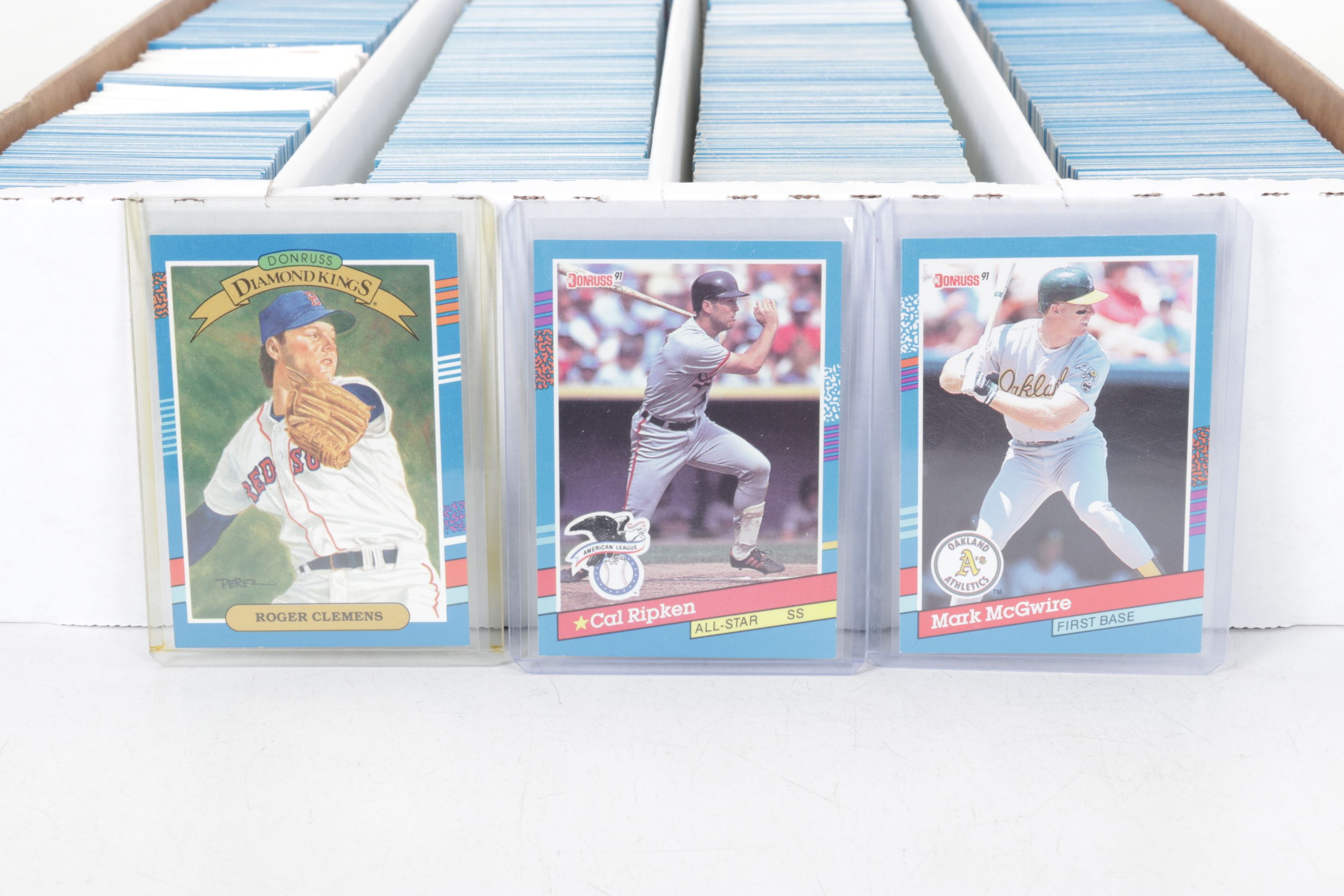 3,200 Mint Condition 1991 Donruss Cello Box Case Baseball Cards