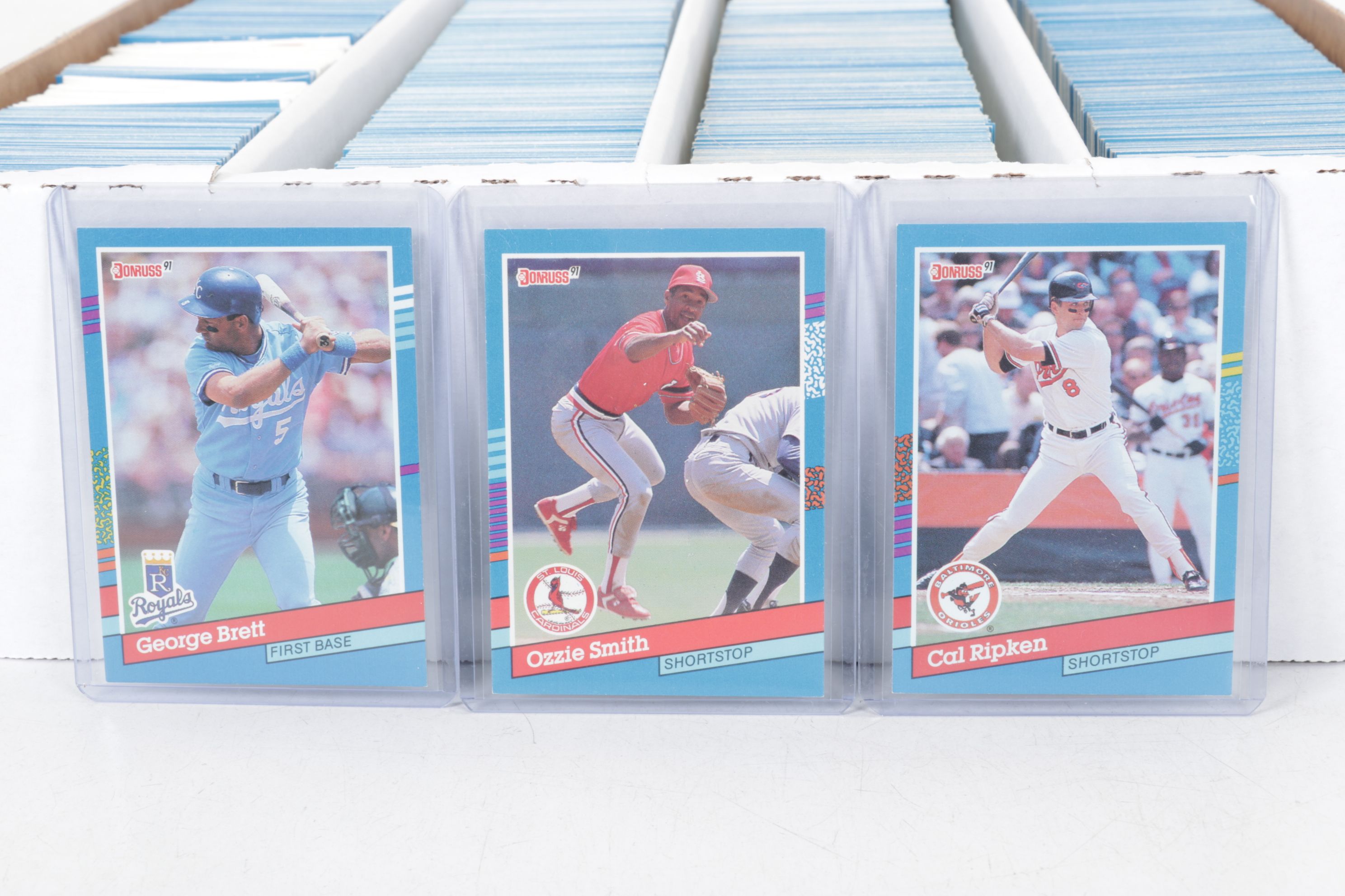 3,200 Mint Condition 1991 Donruss Cello Box Case Baseball Cards