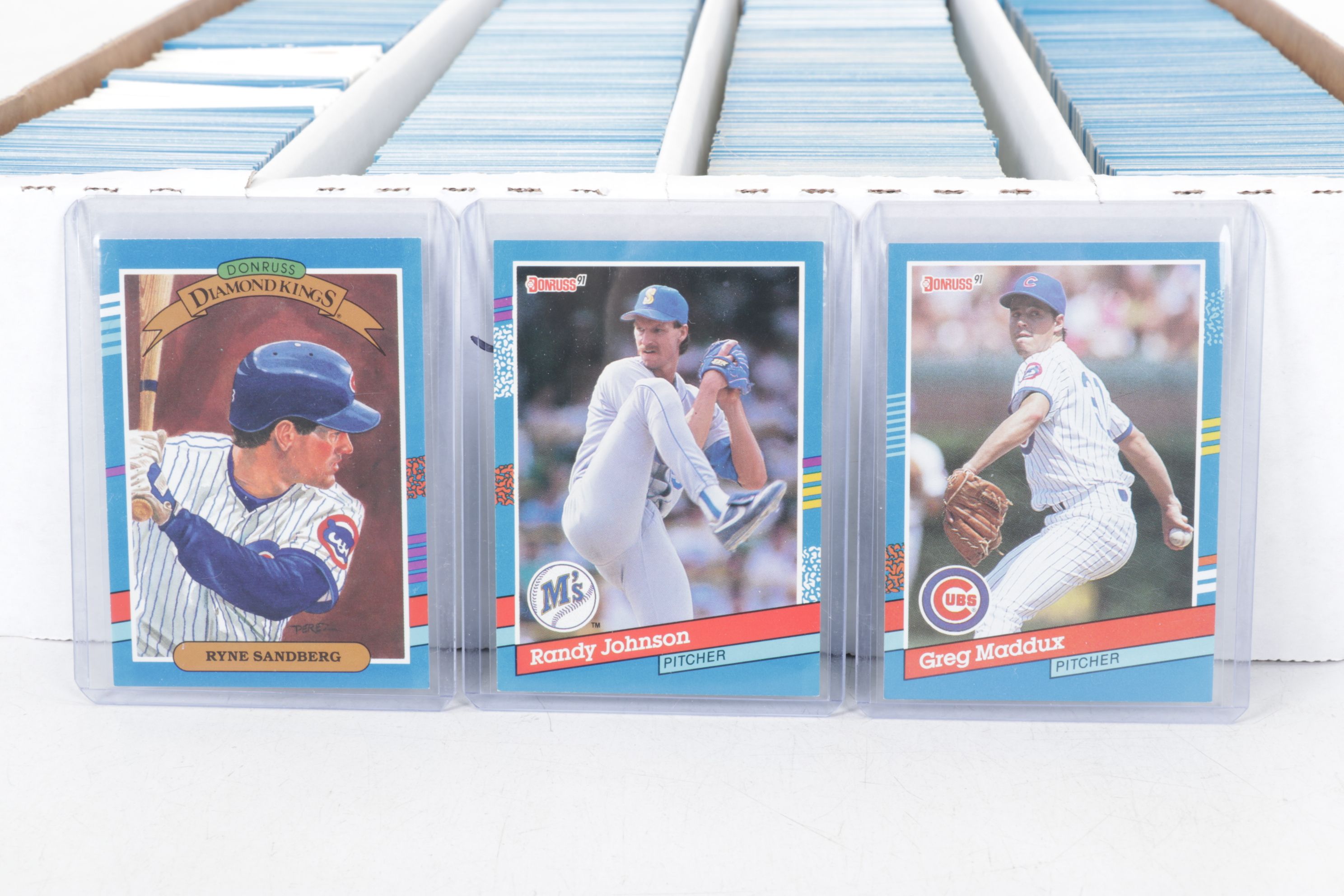 3,200 Mint Condition 1991 Donruss Cello Box Case Baseball Cards