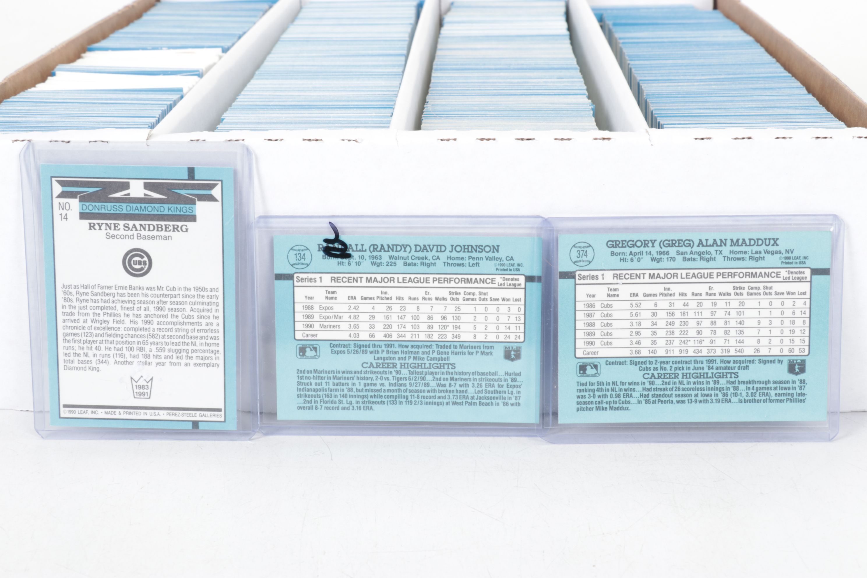 3,200 Mint Condition 1991 Donruss Cello Box Case Baseball Cards