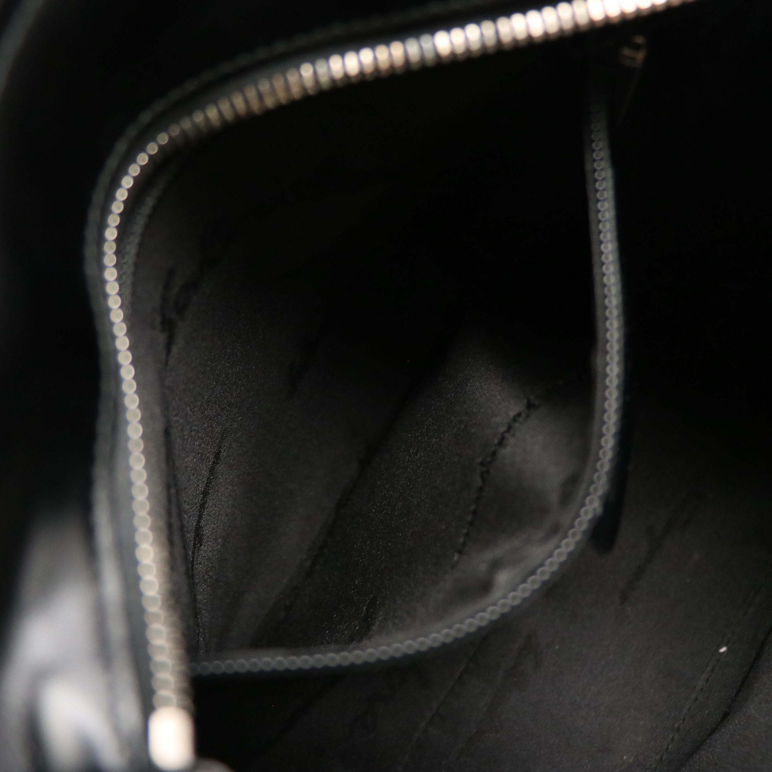 Salvatore Ferragamo Gancini Buckle Strap Two-Way Bag in Glazed Leather