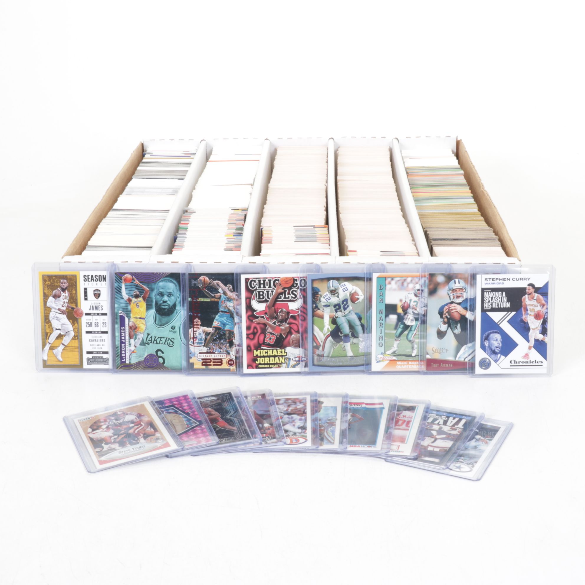 Michael Jordan, John Elway & Other Assorted Sports Trading Cards