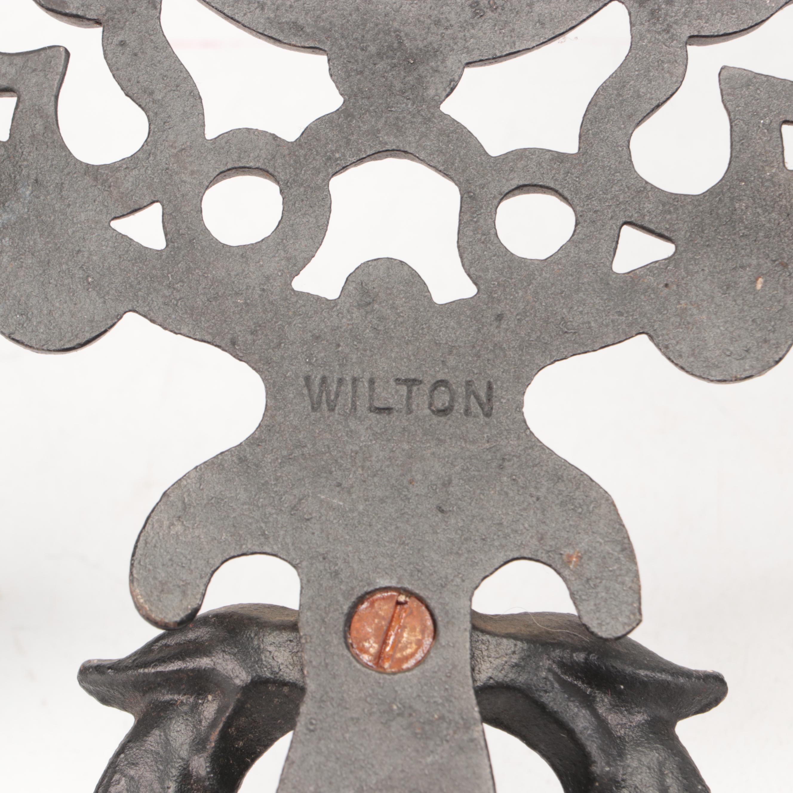 Wilton Cast Iron Candle Wall Sconces