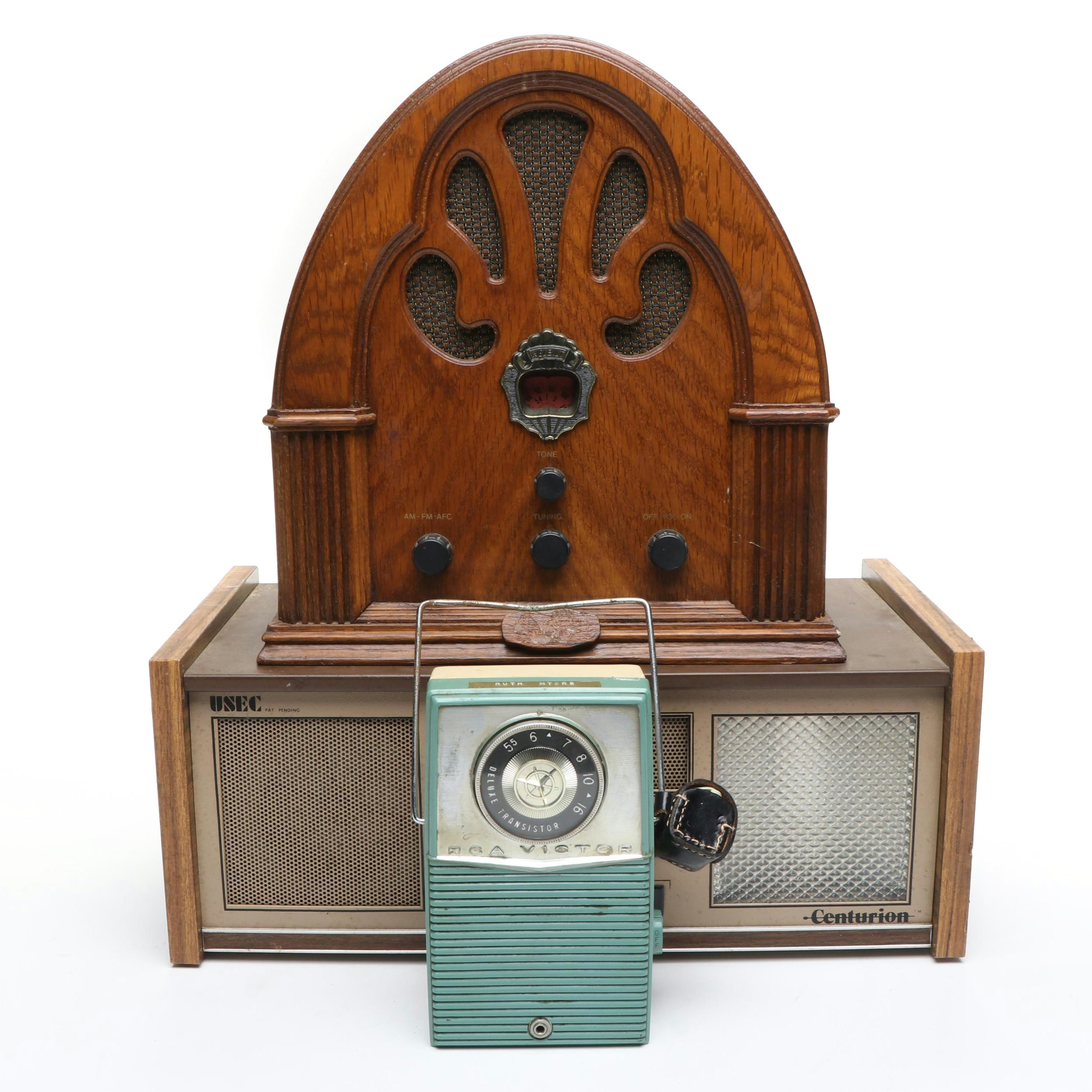 Thomas Collectors Edition Radio with RCA Radio and Home Security System, Vintage