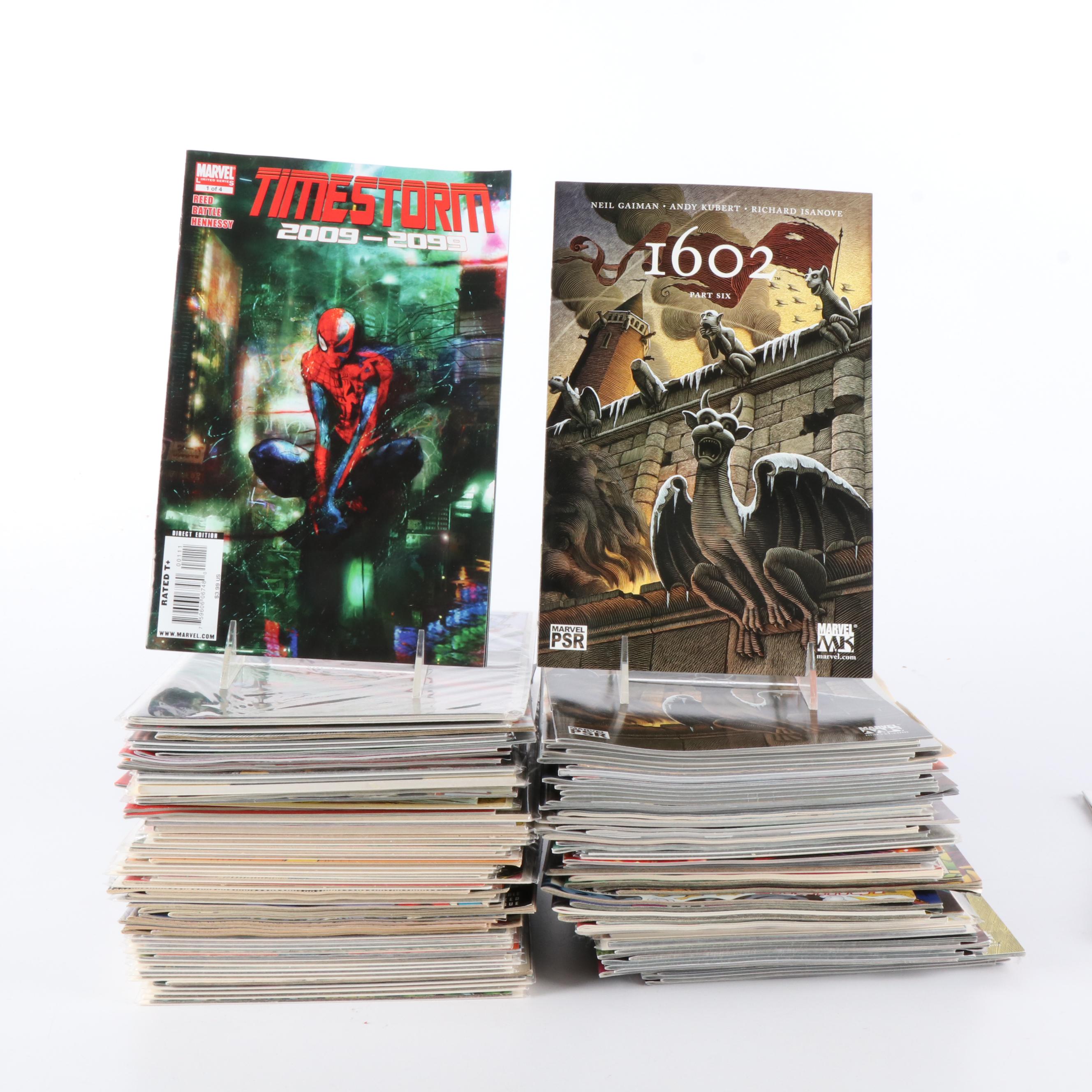 More Than 150 Marvel Comics Including "Spider-Man", "1602" and "2099"