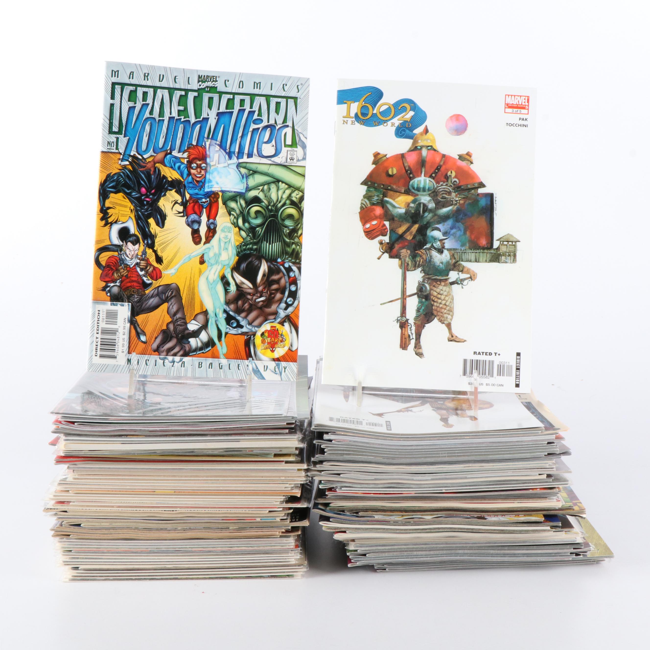 More Than 150 Marvel Comics Including "Spider-Man", "1602" and "2099"