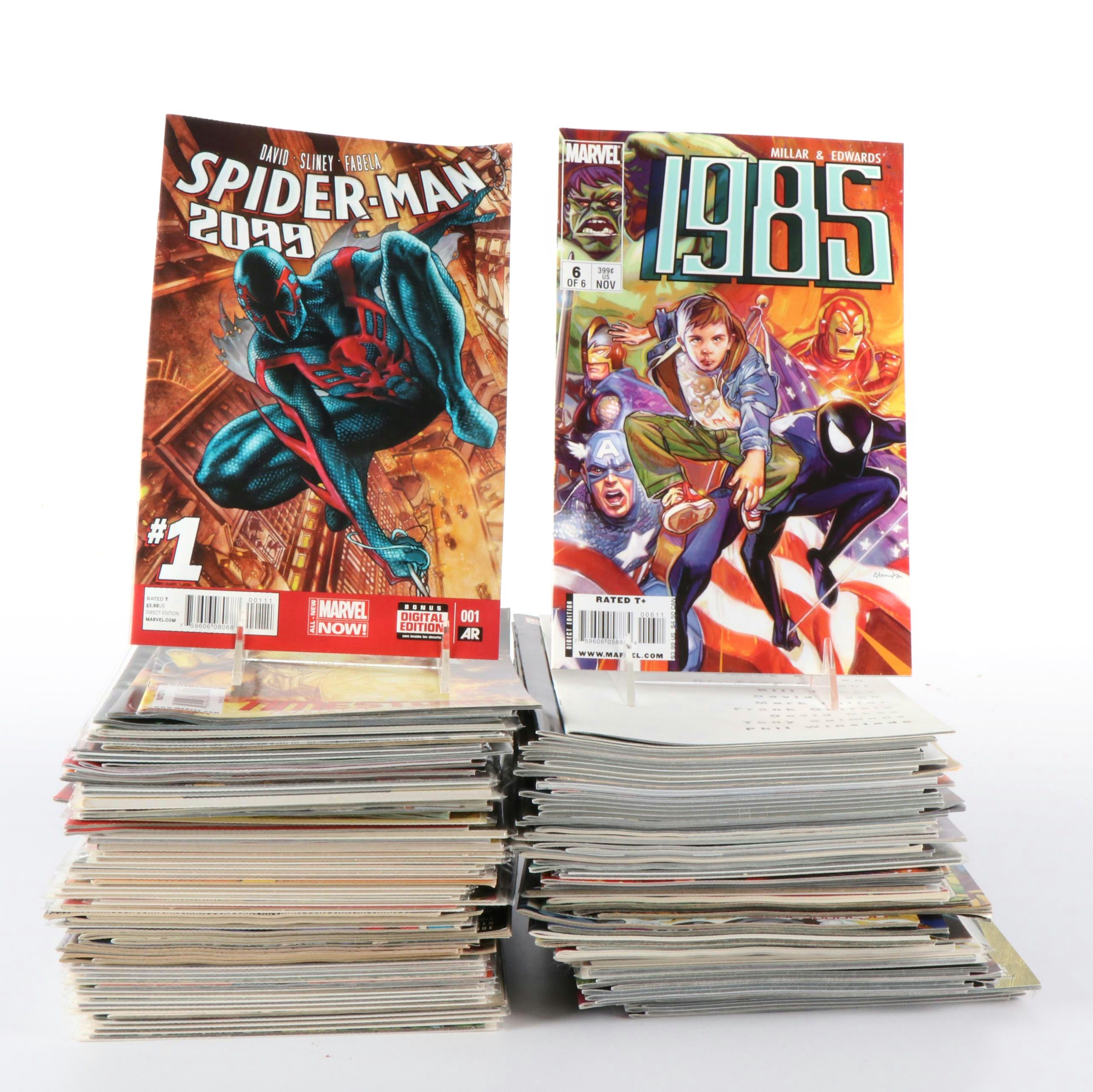 More Than 150 Marvel Comics Including "Spider-Man", "1602" and "2099"