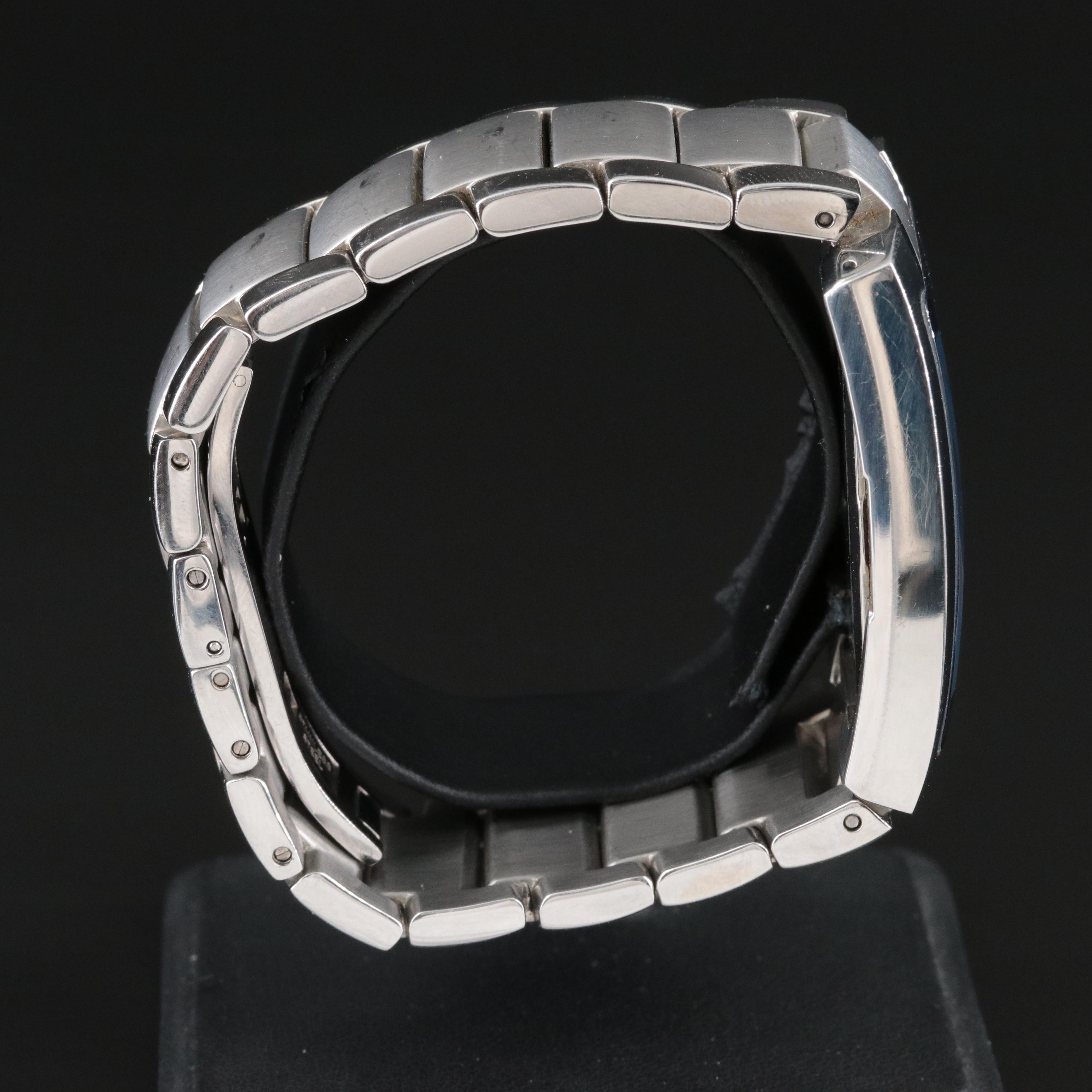 Bulova Classic Stainless Steel Blue Dial Quartz Watch