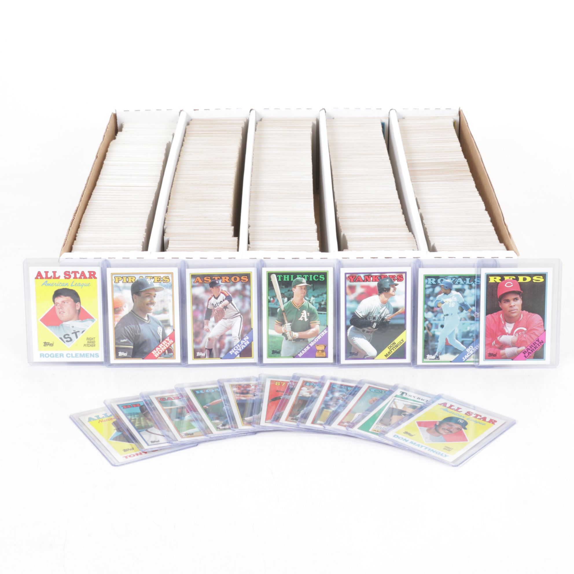 5,000 Mint Condition 1988 Topps Cut Card Storage Vending Case Baseball Cards