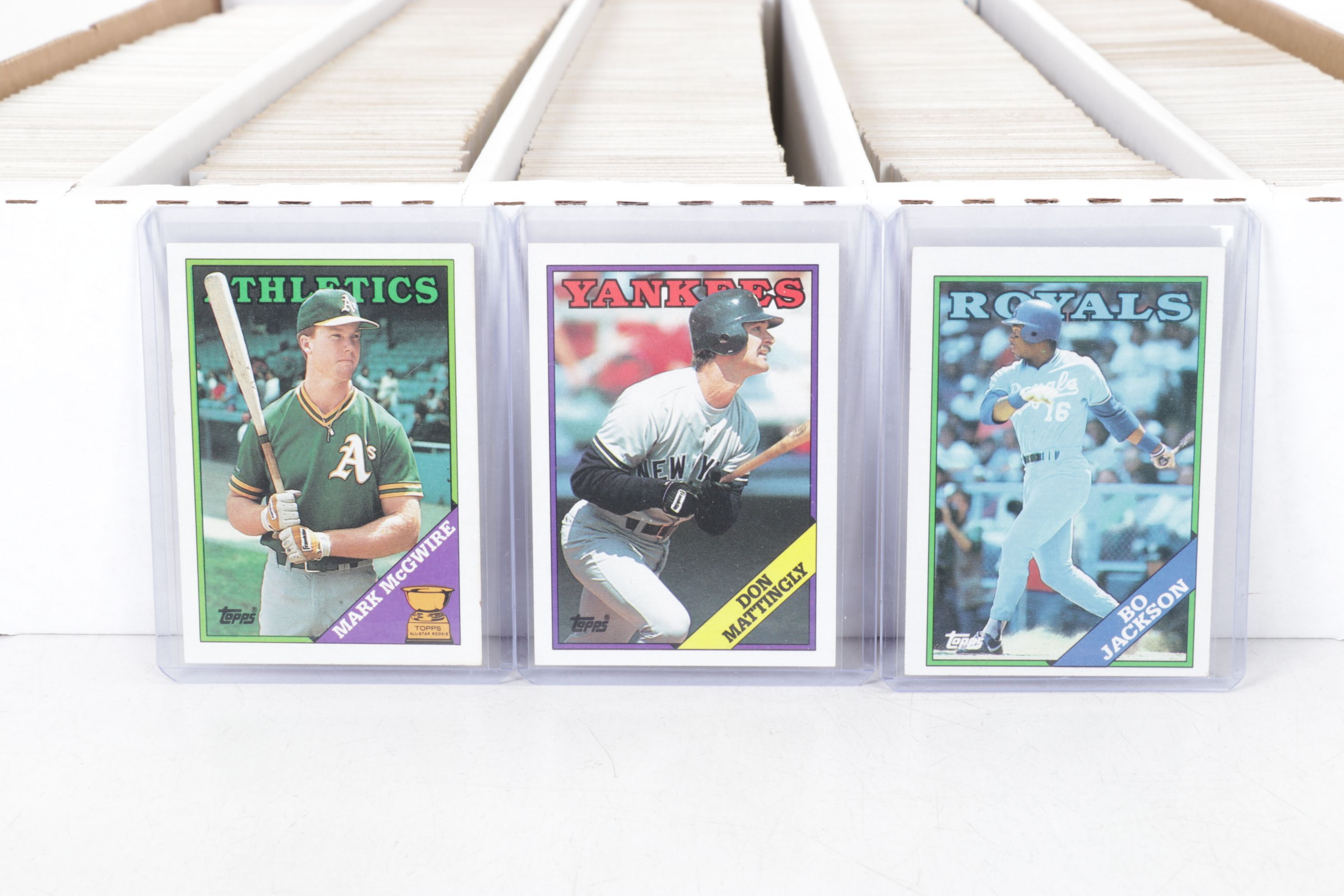 5,000 Mint Condition 1988 Topps Cut Card Storage Vending Case Baseball Cards