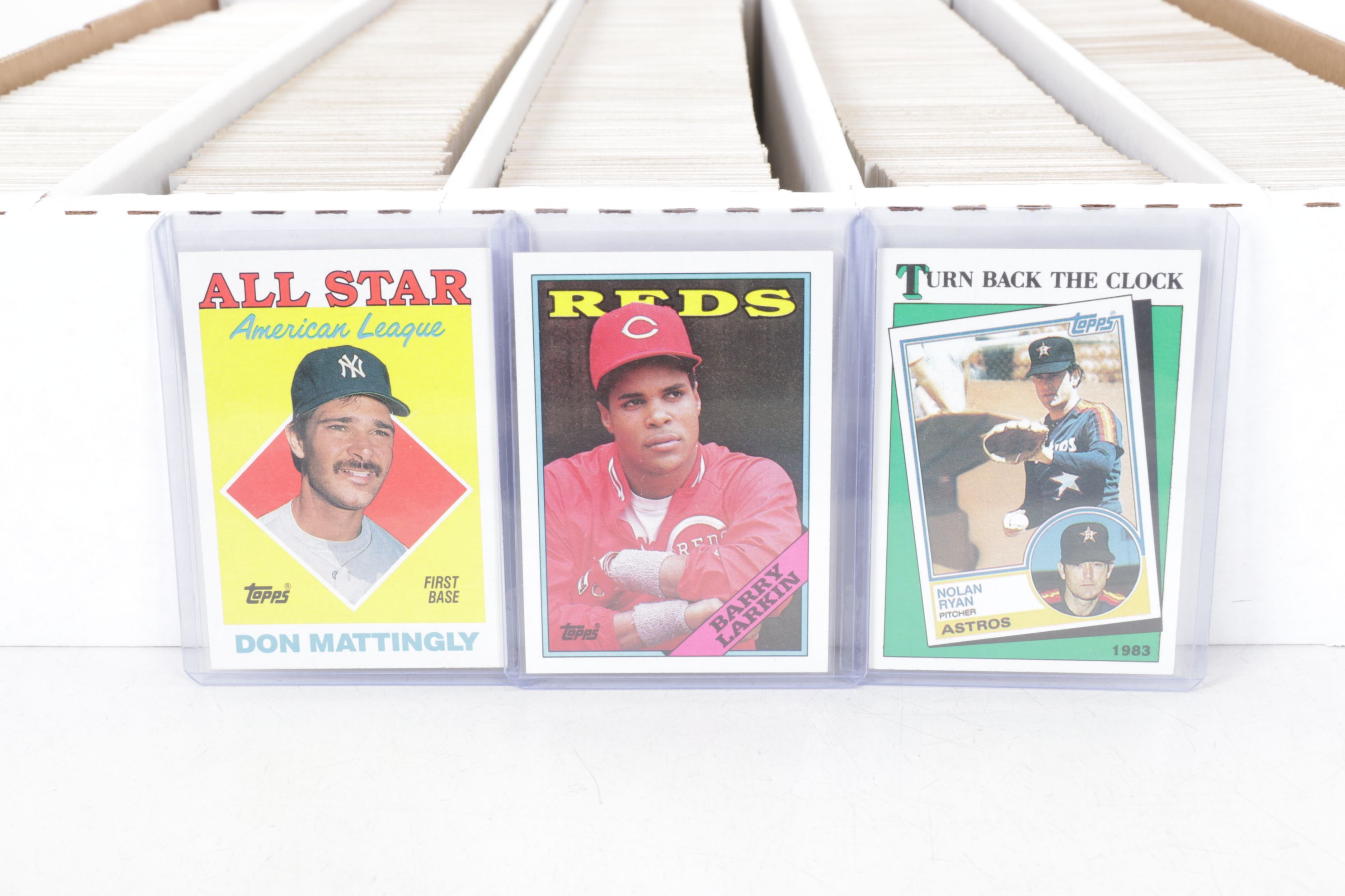 5,000 Mint Condition 1988 Topps Cut Card Storage Vending Case Baseball Cards