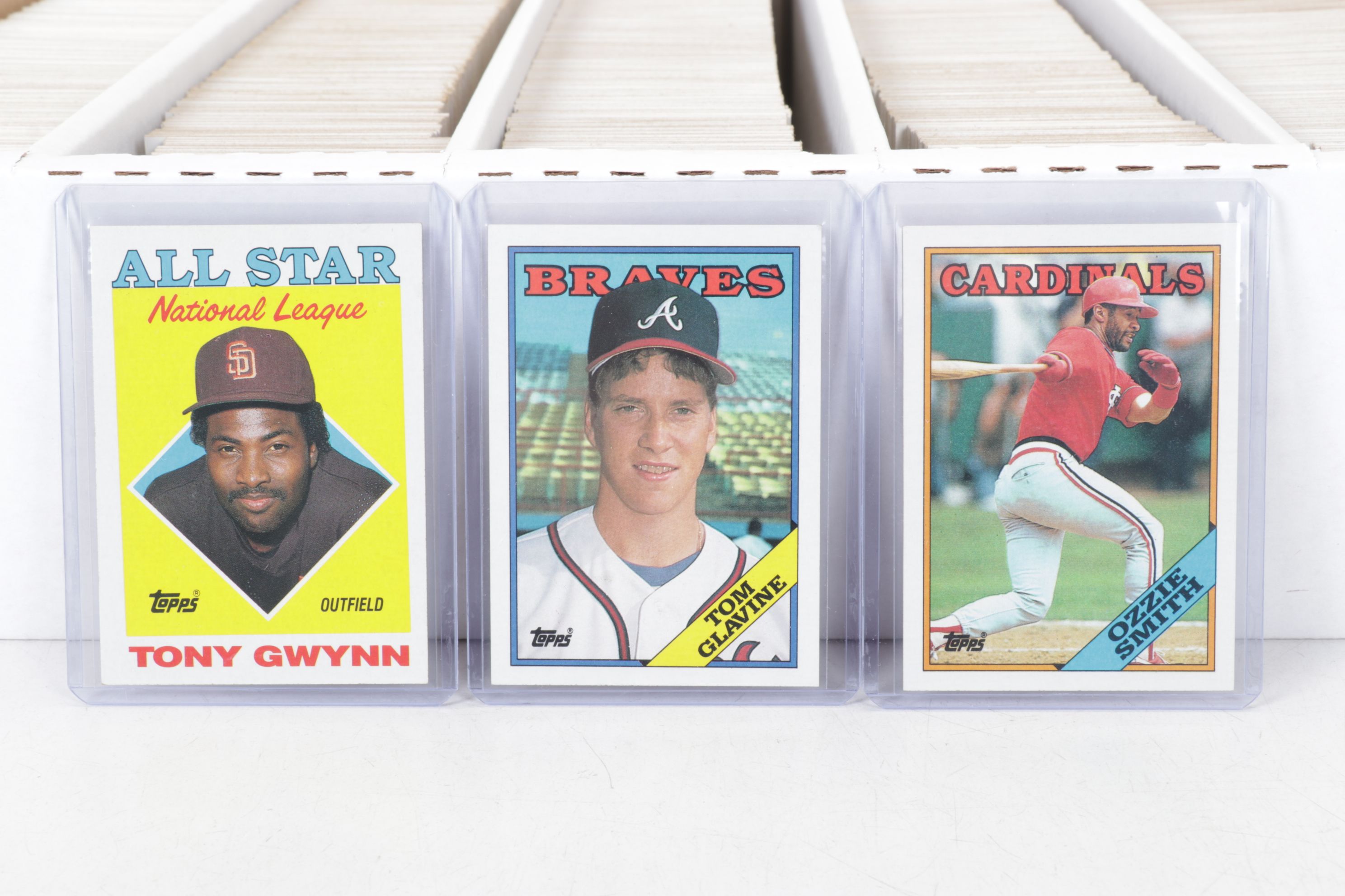 5,000 Mint Condition 1988 Topps Cut Card Storage Vending Case Baseball Cards