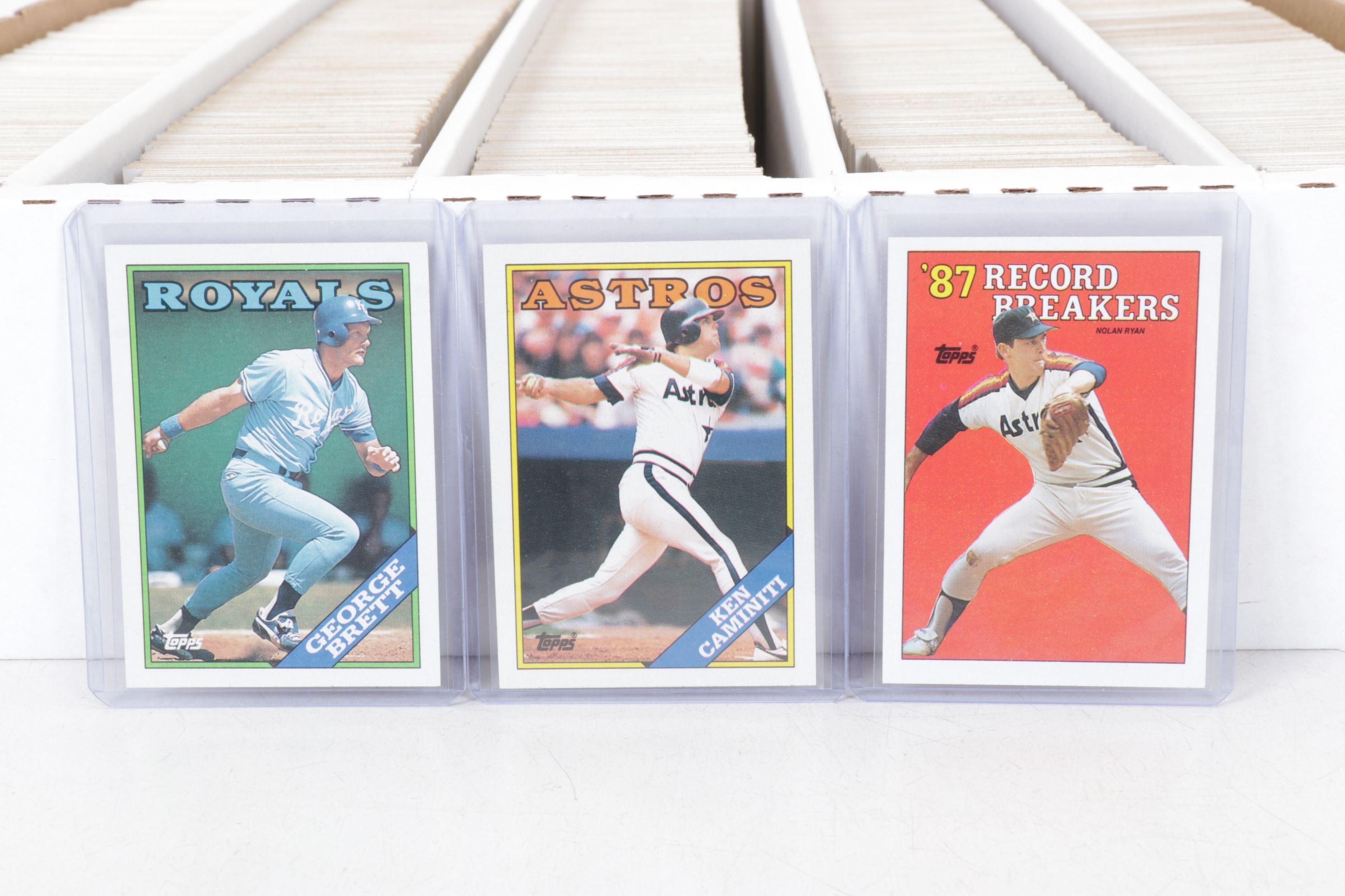 5,000 Mint Condition 1988 Topps Cut Card Storage Vending Case Baseball Cards