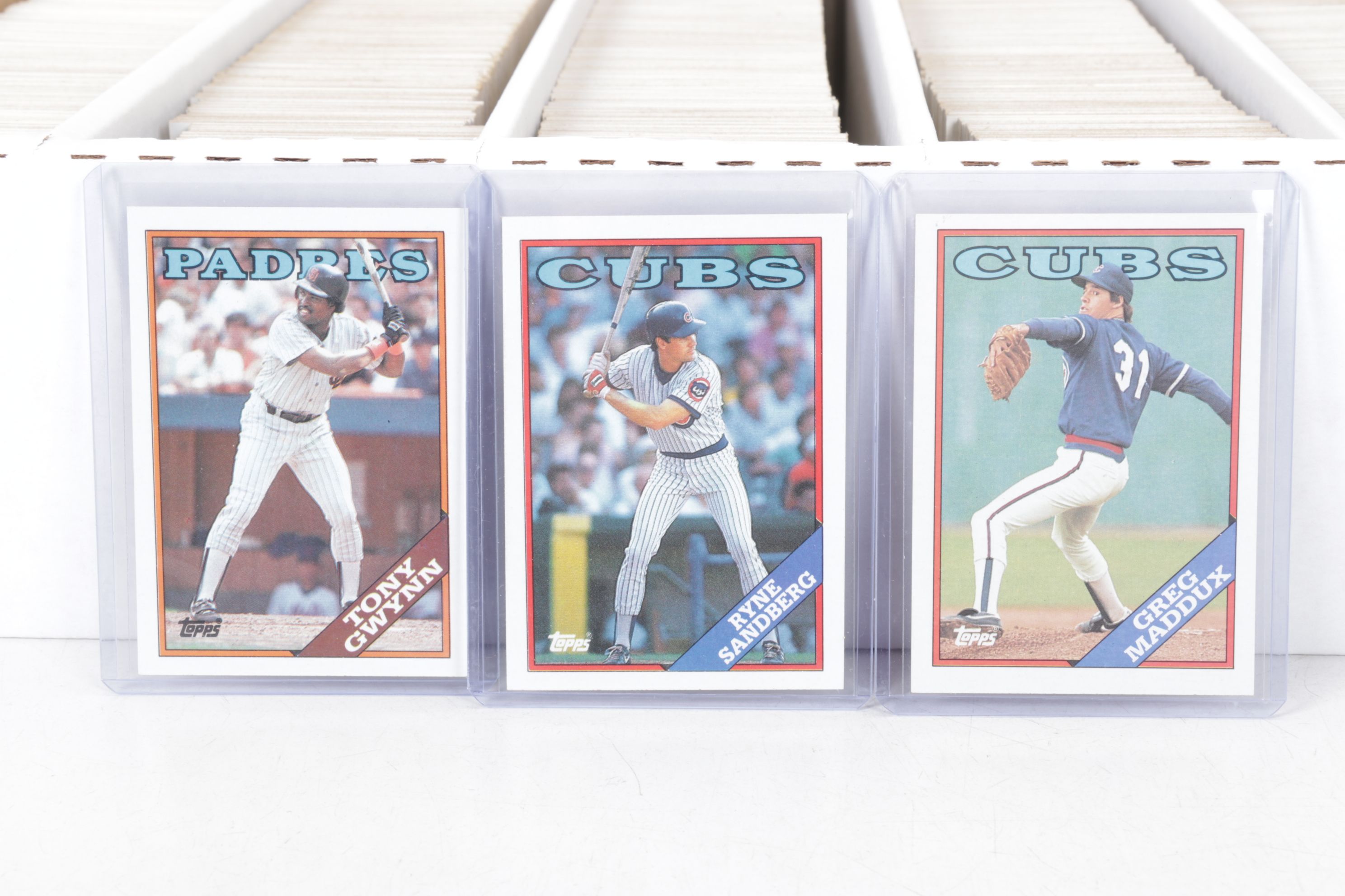 5,000 Mint Condition 1988 Topps Cut Card Storage Vending Case Baseball Cards