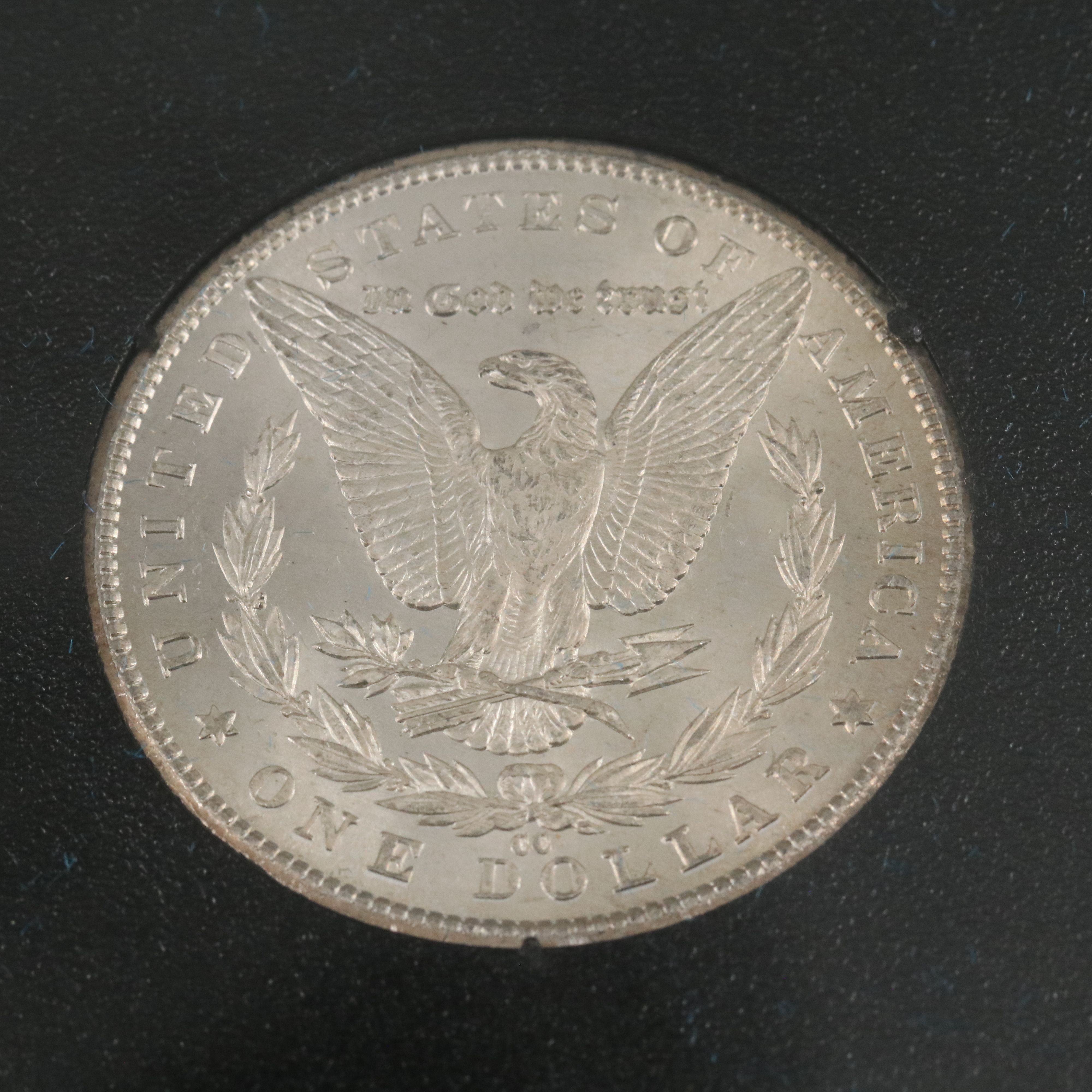 Key Date Low Mintage 1885-CC Uncirculated GSA Morgan Silver Dollar