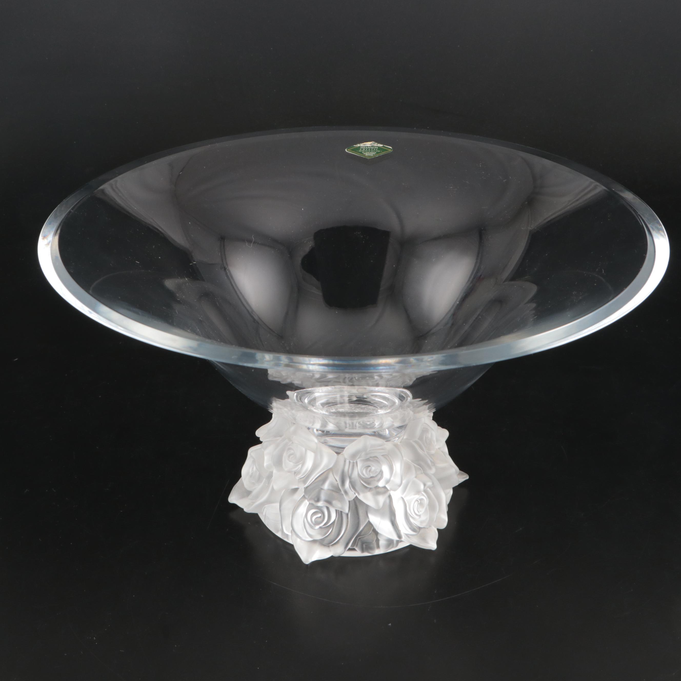 Shannon Rose Base Pedestal Crystal Centerpiece