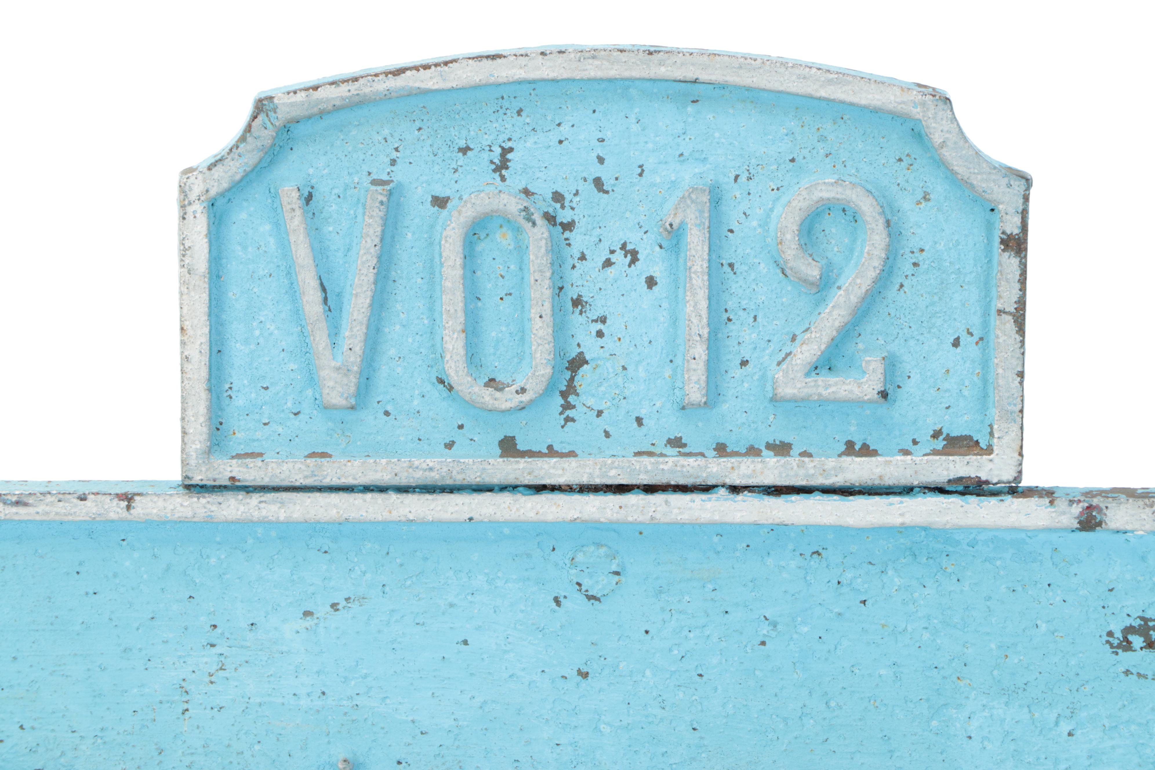 French Metal Road Sign