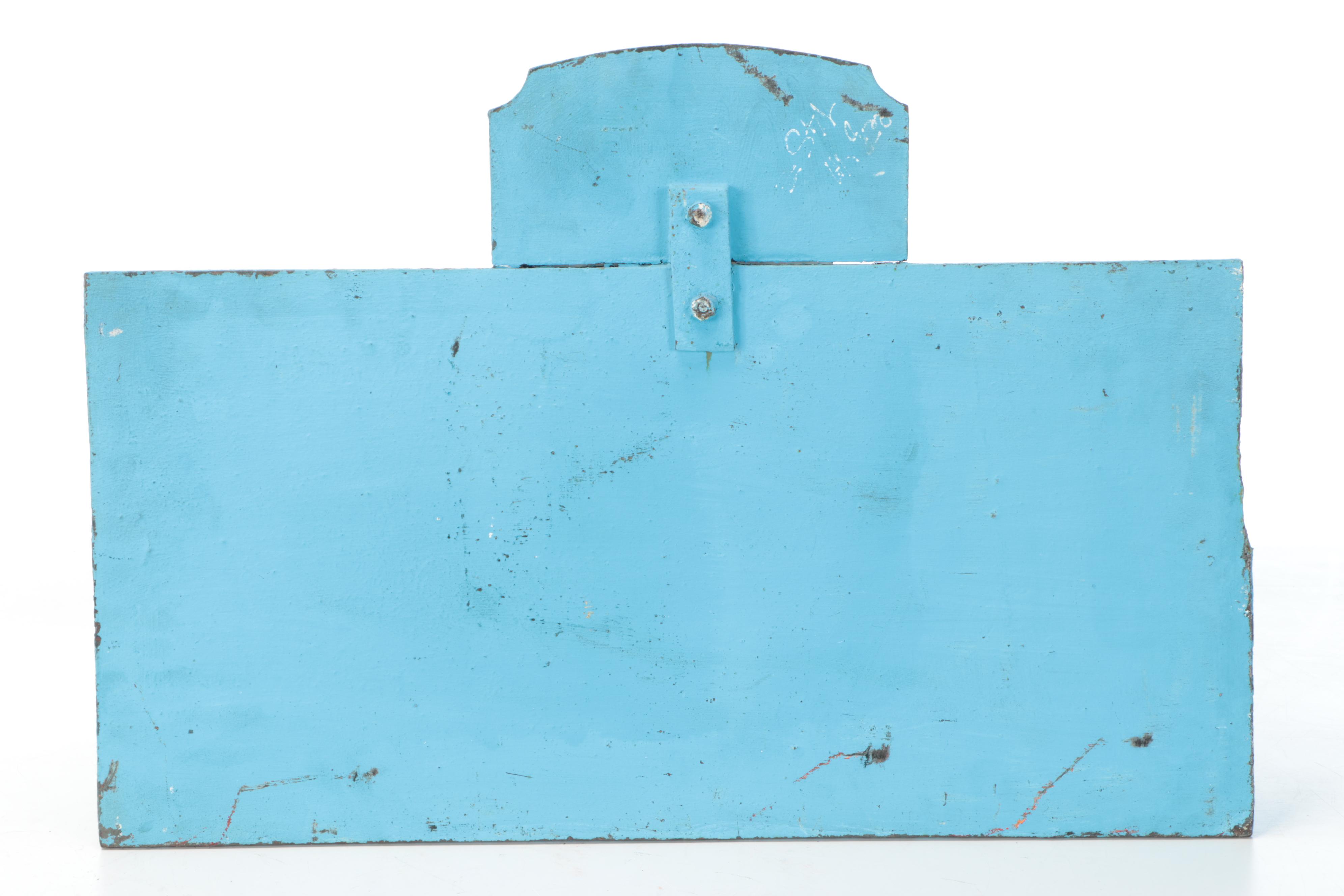 French Metal Road Sign