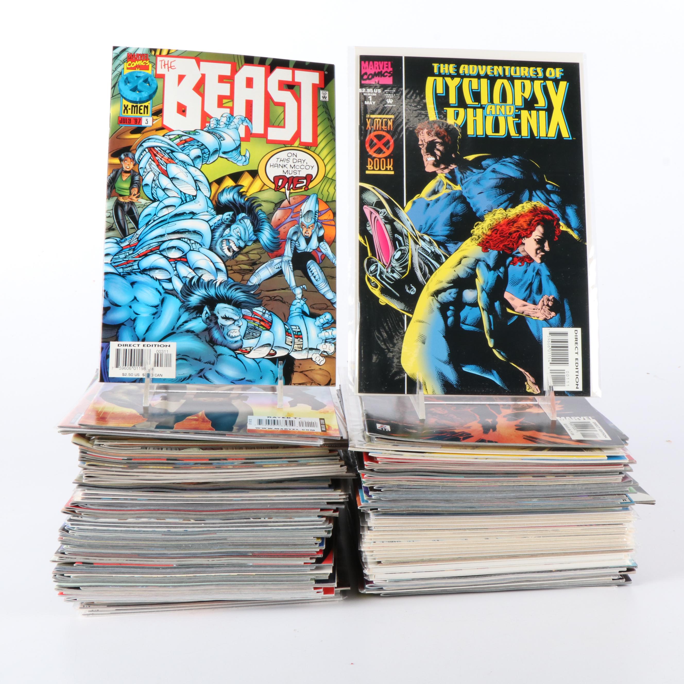 Over 100 Marvel Comics Featuring "X-Men", "Cyclops" and Many More