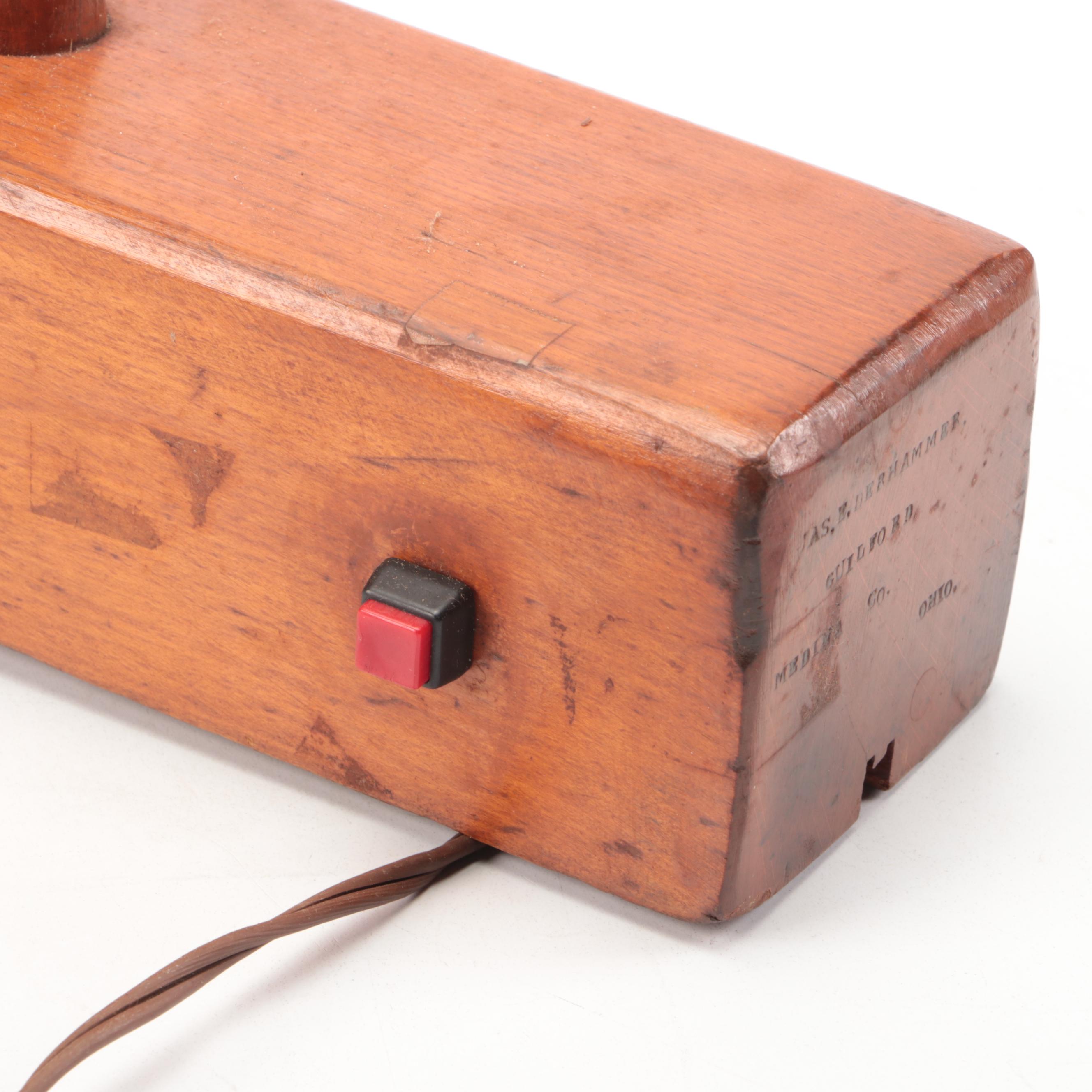 Repurposed Wood Plane Wall Sconce