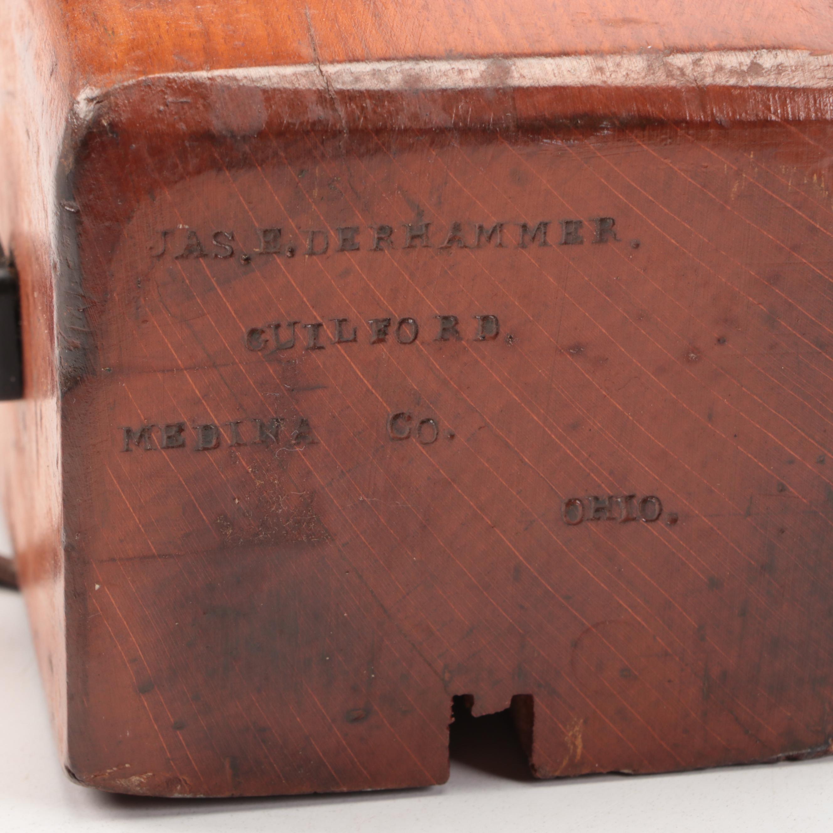 Repurposed Wood Plane Wall Sconce