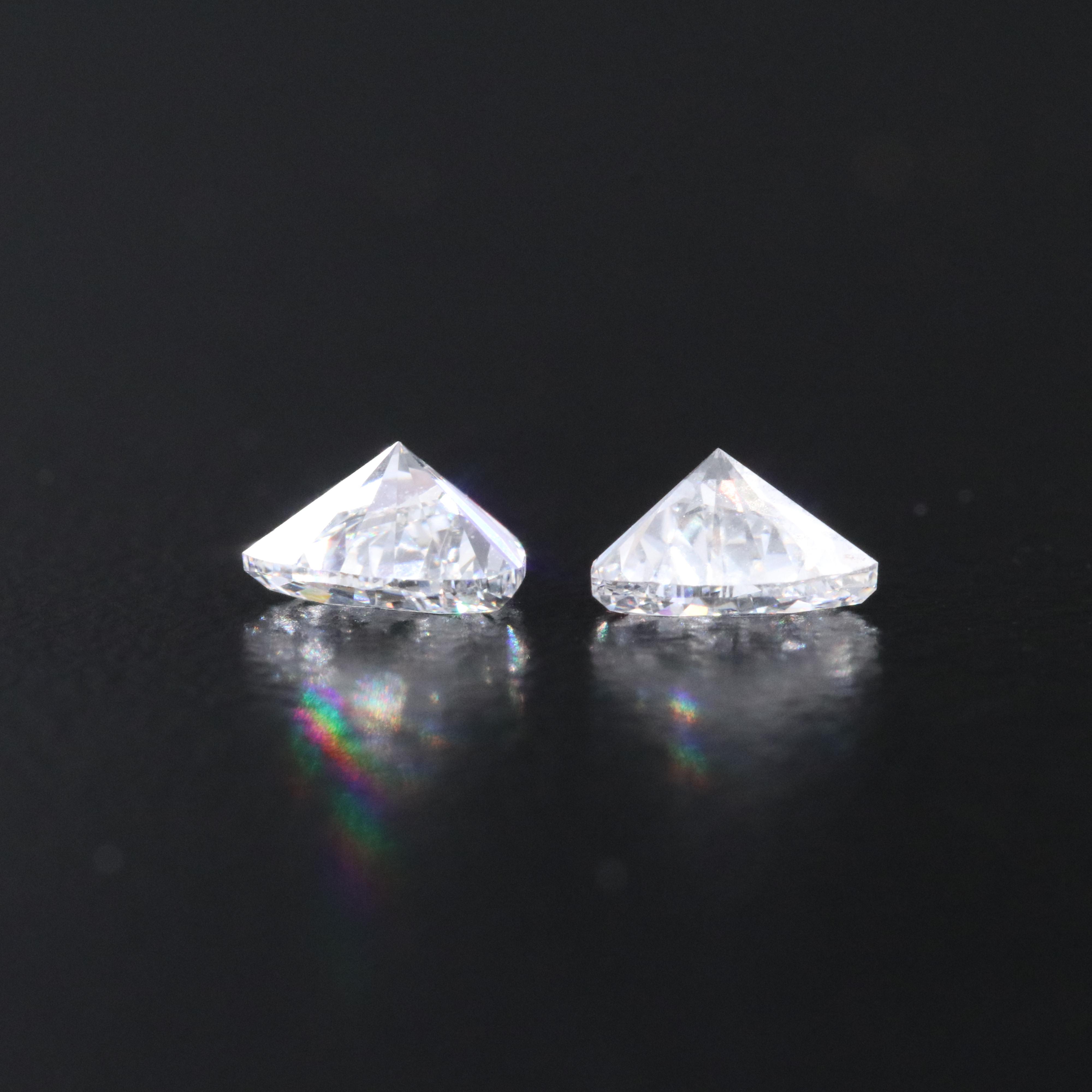 Loose 1.08 CTW Lab Grown Diamond Pair