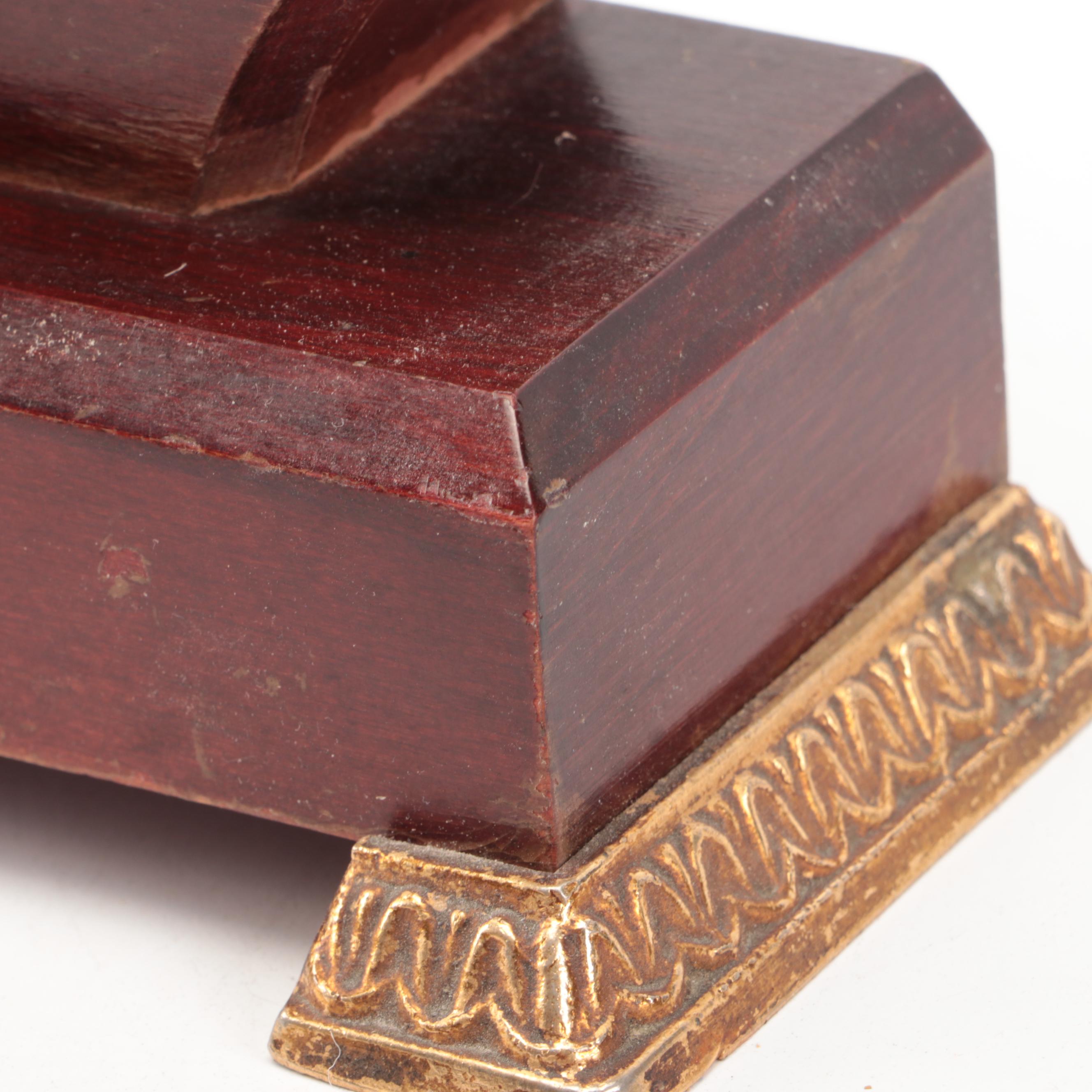 Vintage United Self-Starting Illuminated Ballerina Electric Clock