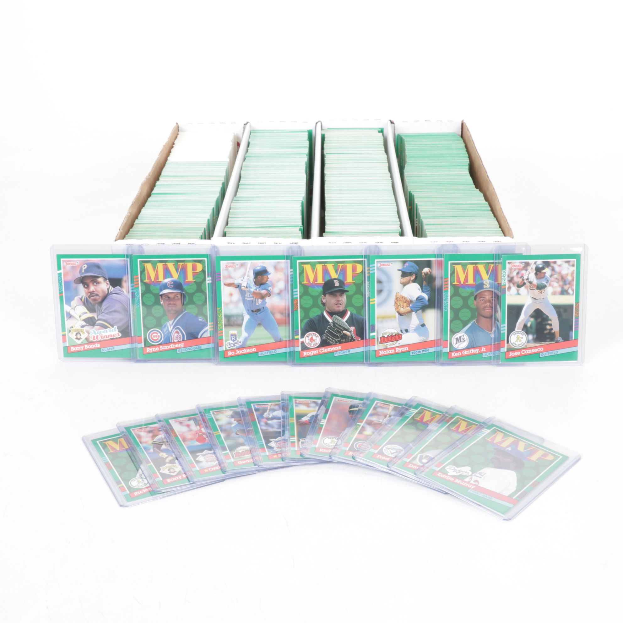 3,200 Mint Condition 1991 Donruss Cello Box Case Baseball Cards