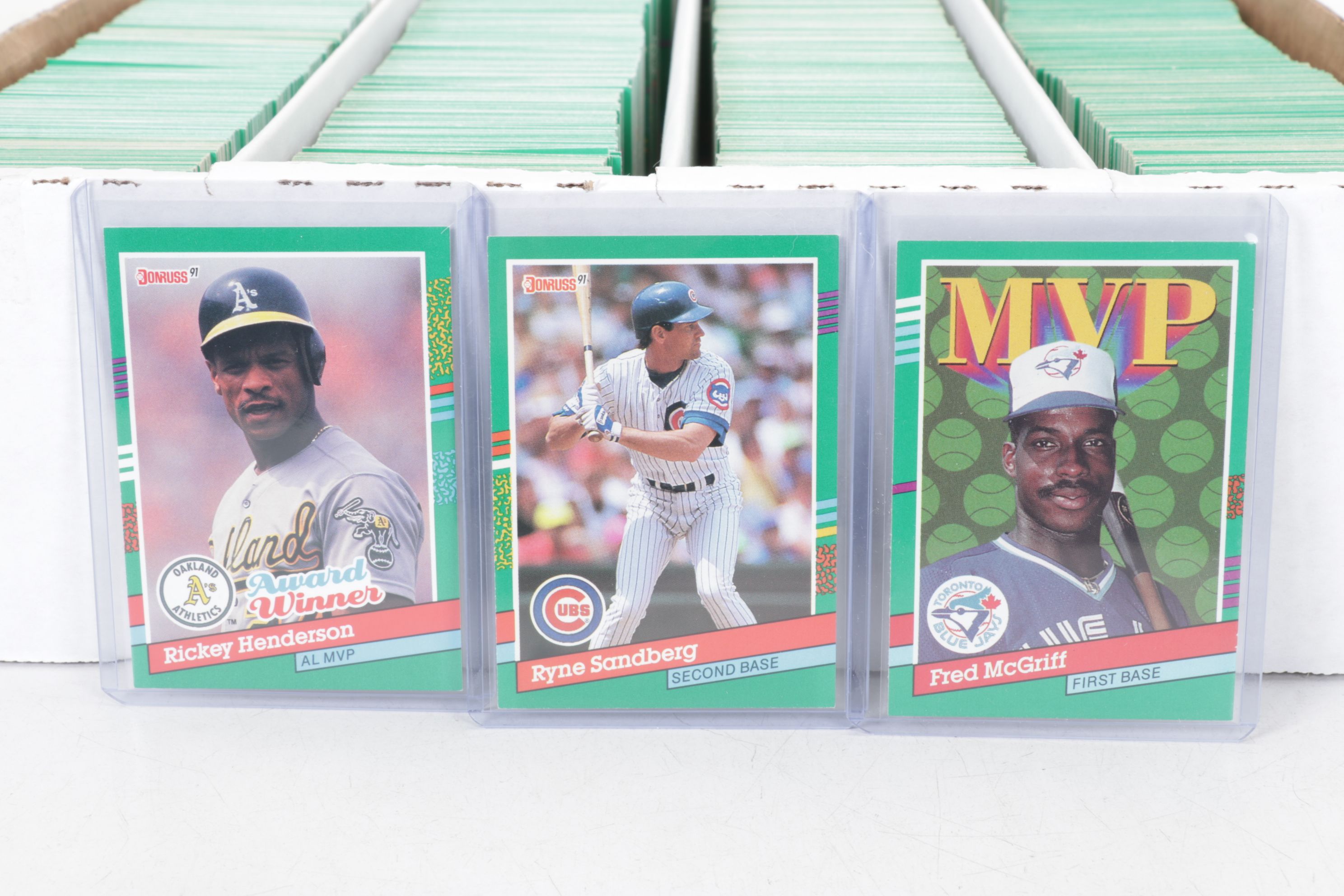 3,200 Mint Condition 1991 Donruss Cello Box Case Baseball Cards