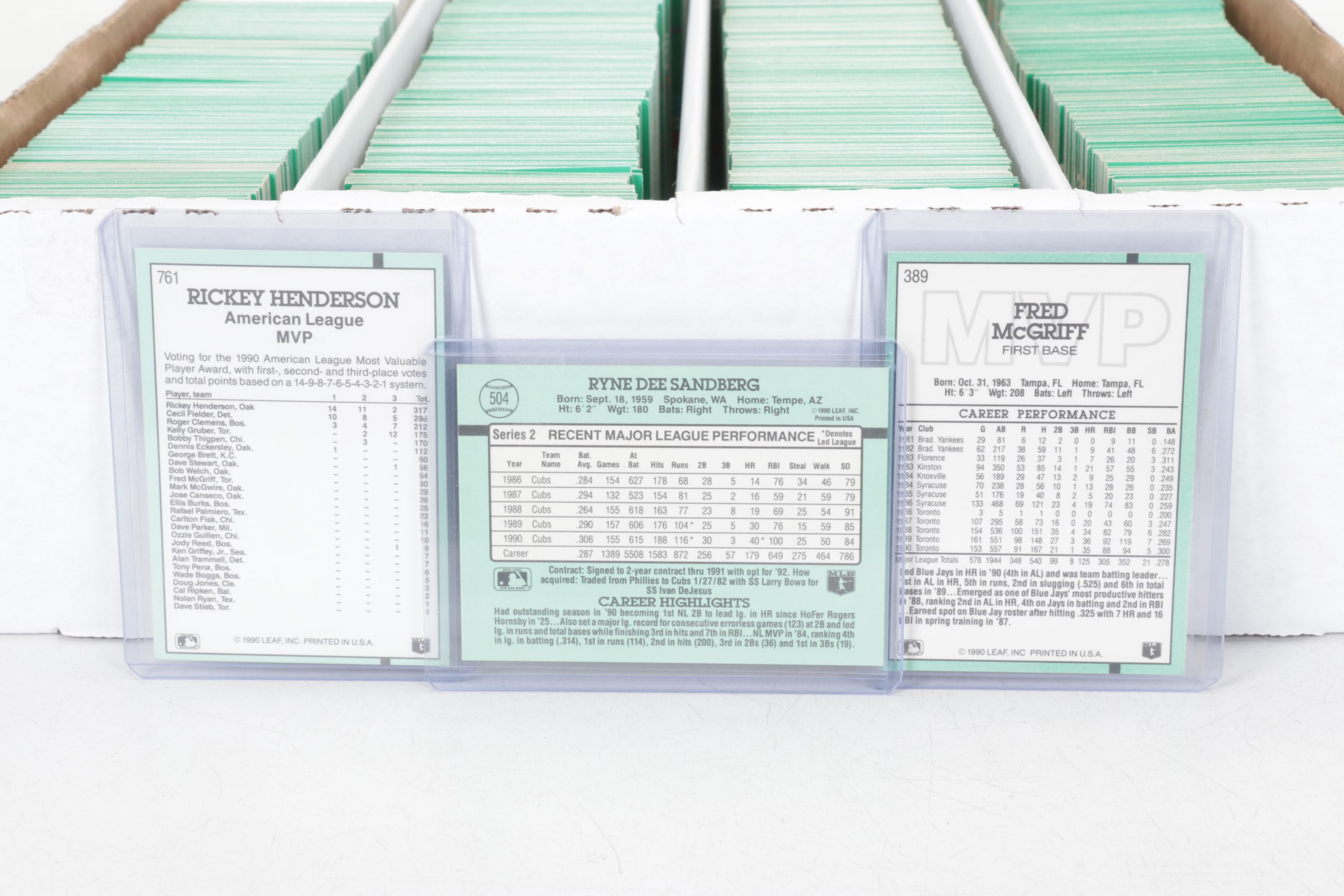 3,200 Mint Condition 1991 Donruss Cello Box Case Baseball Cards