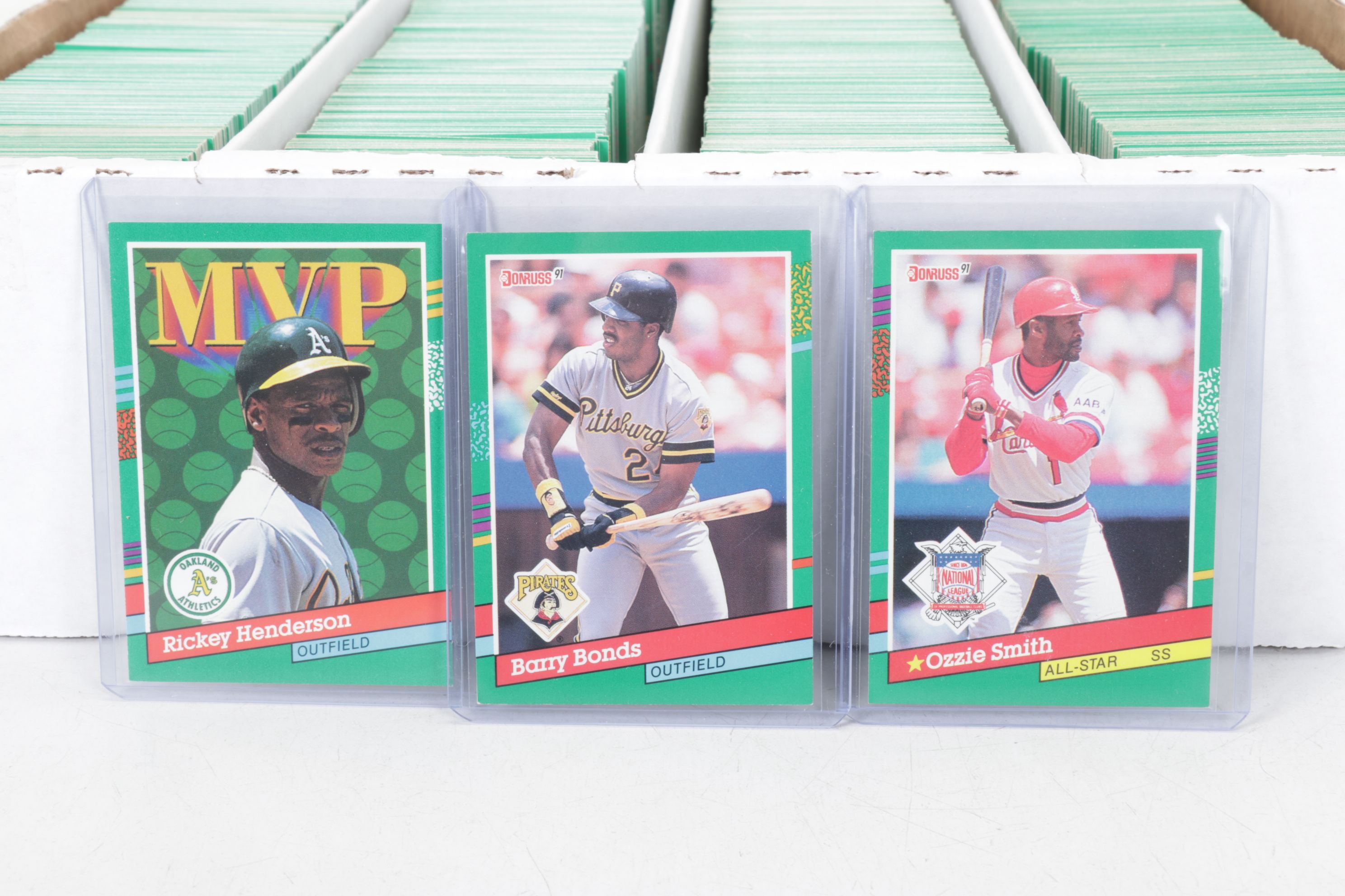 3,200 Mint Condition 1991 Donruss Cello Box Case Baseball Cards