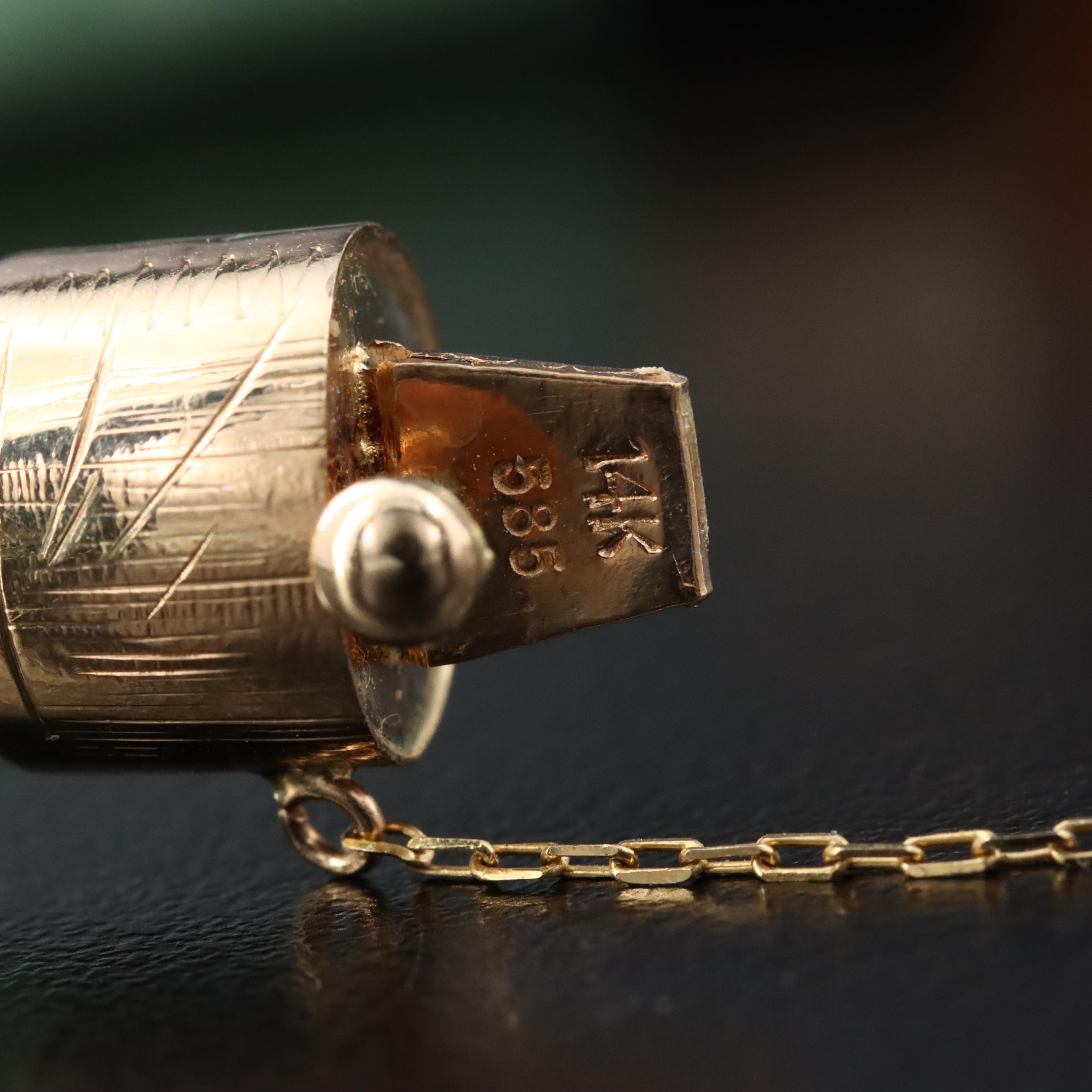 14K Jadeite Hinged Bangle Bracelet