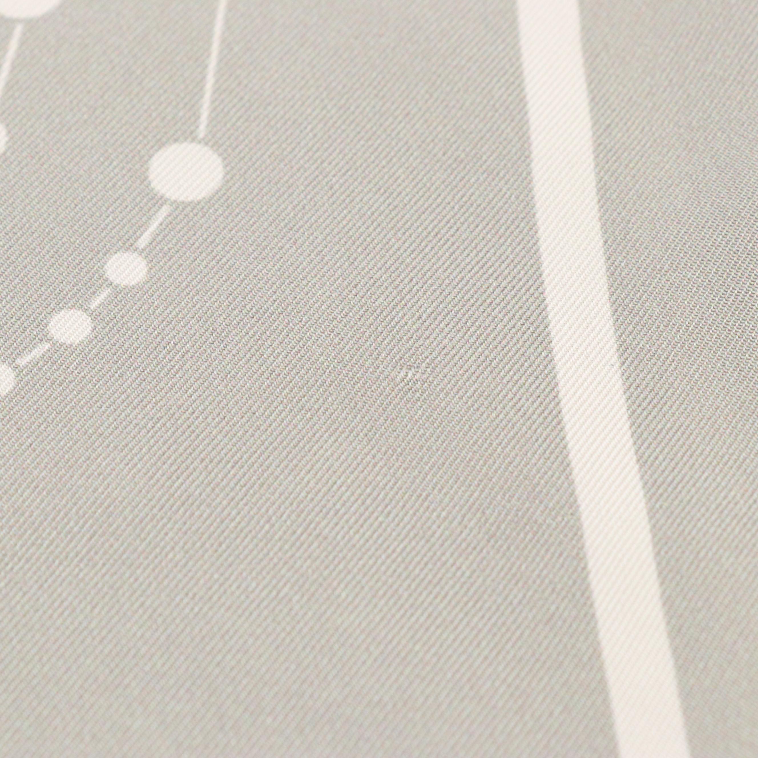 Chanel Camellia Constellation Logo Scarf 90 in Silk Twill