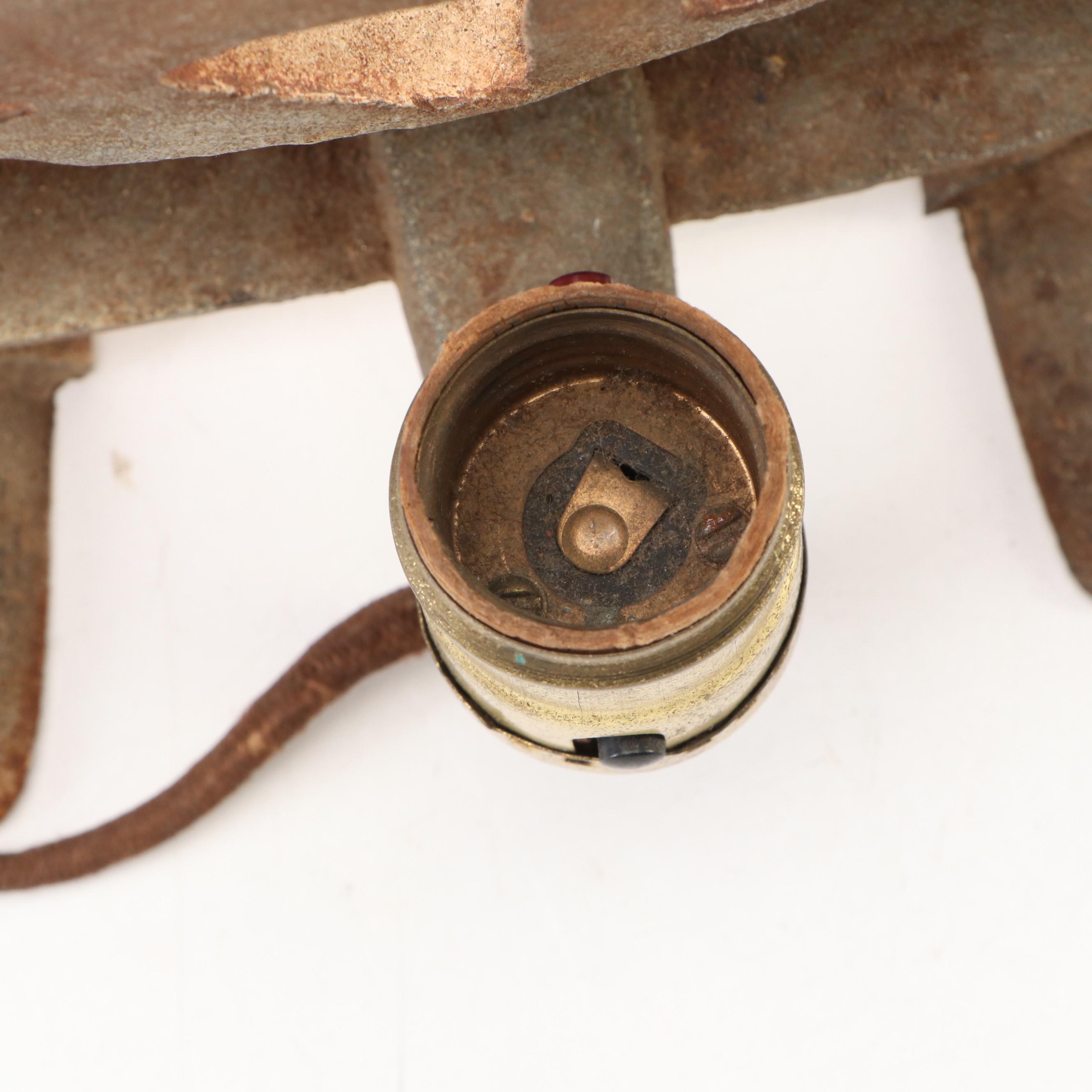 Spanish Galleon Cast Iron Table Lamp