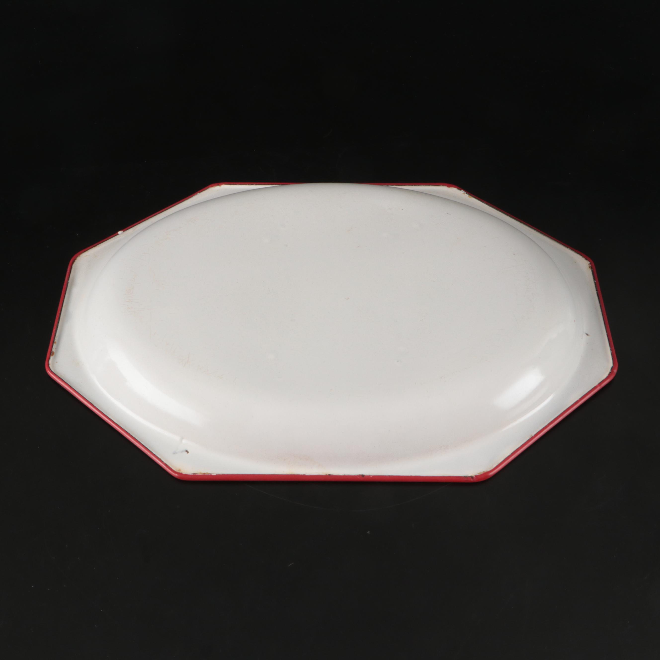 Chase Art Deco Style Folding Metal Tray with Valira Pitcher and More Serveware