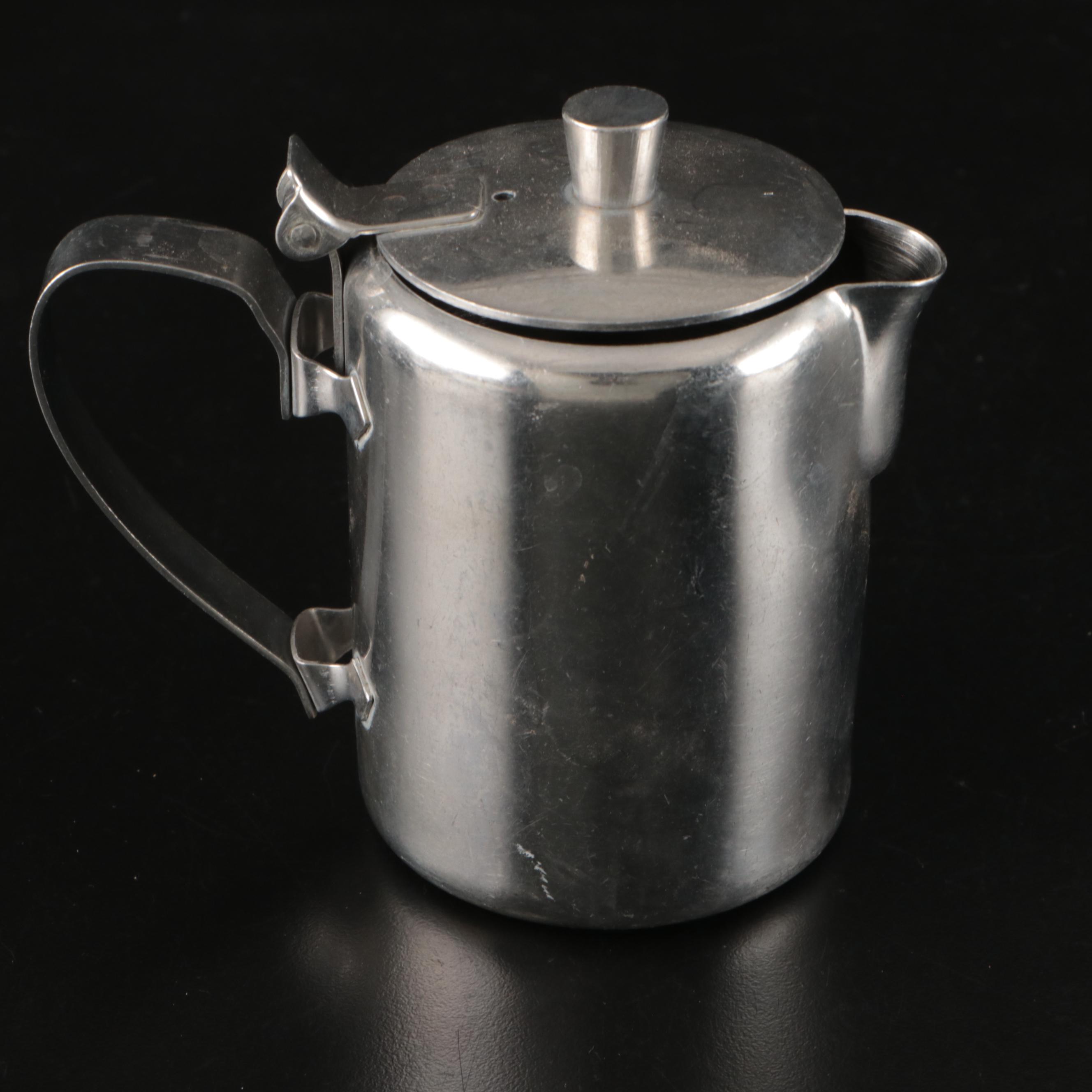 Chase Art Deco Style Folding Metal Tray with Valira Pitcher and More Serveware