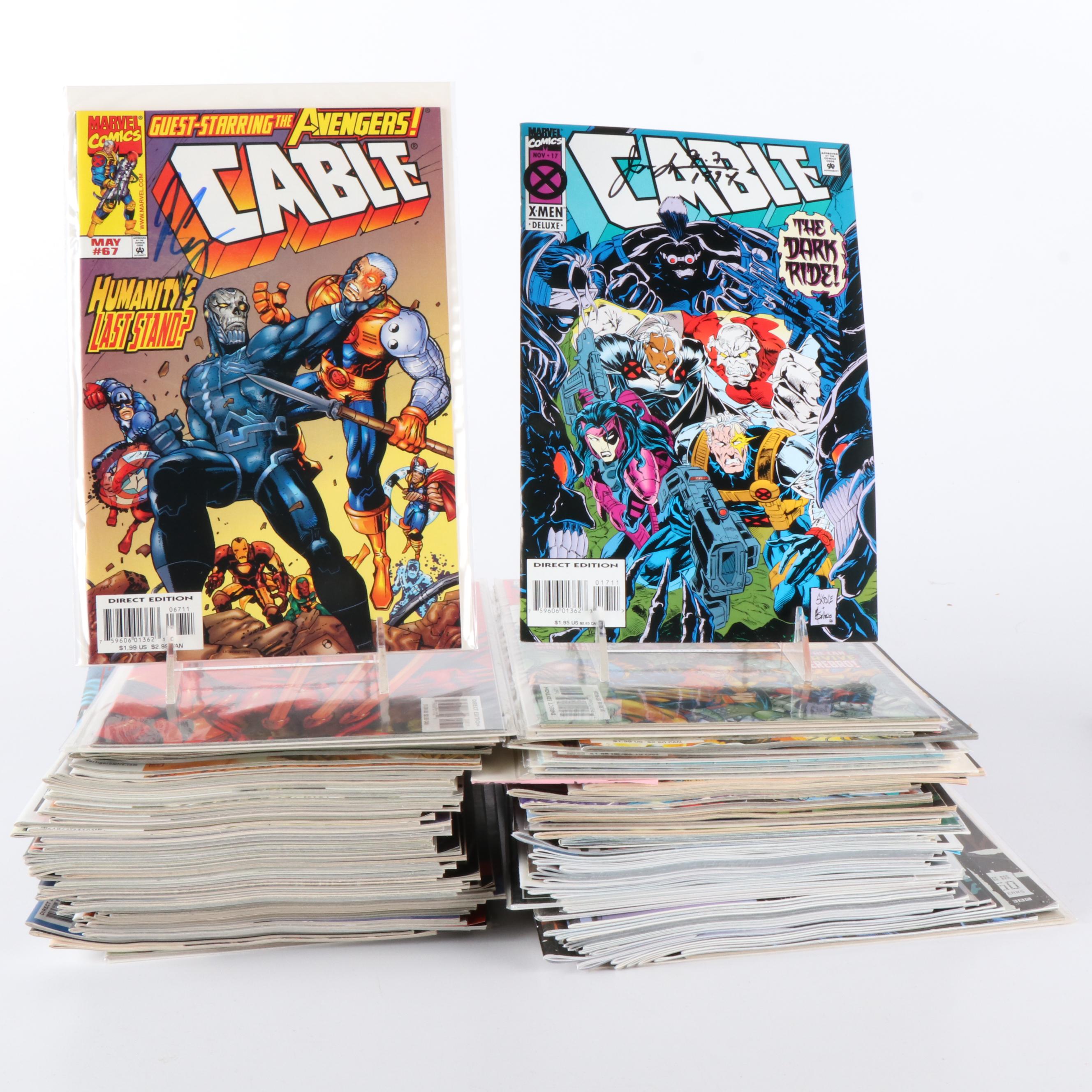 Over 100 Modern Age Comics Including Artist Signed Issues and Hardcover Book