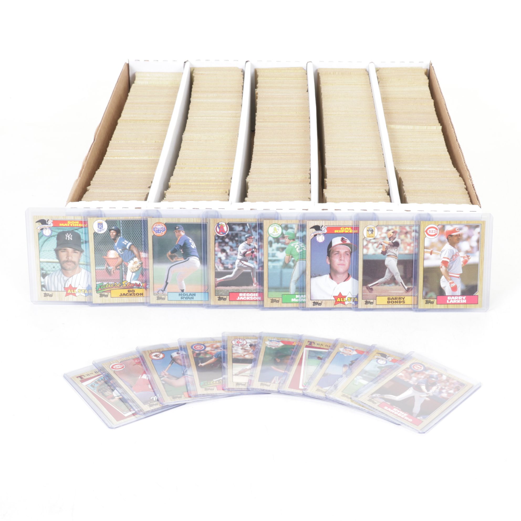 Topps 1987 Baseball Trading Cards Featuring Barry Bonds & More