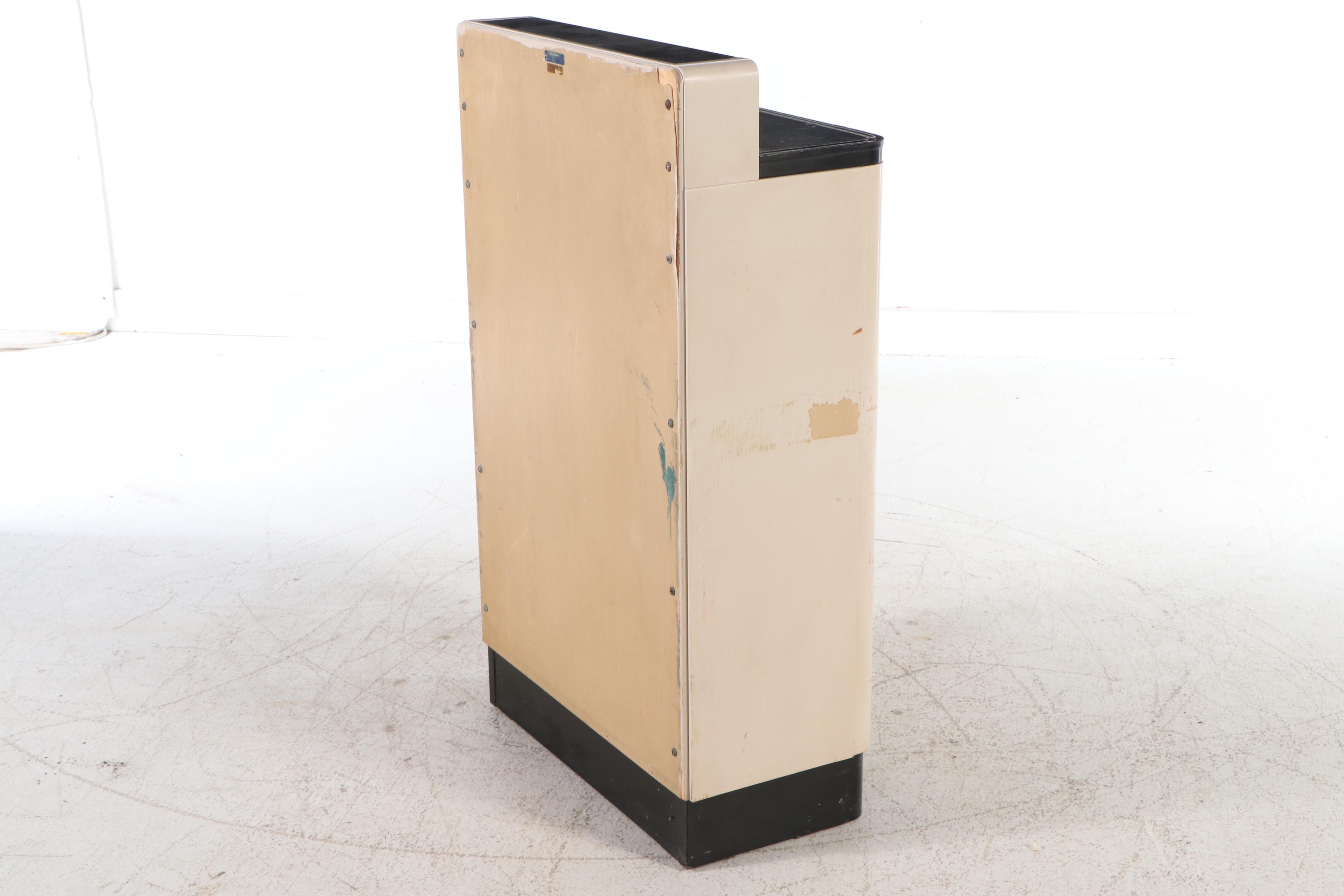 Art Deco Style American Cabinet Co. Metal Dentist's Cabinet with Accessories